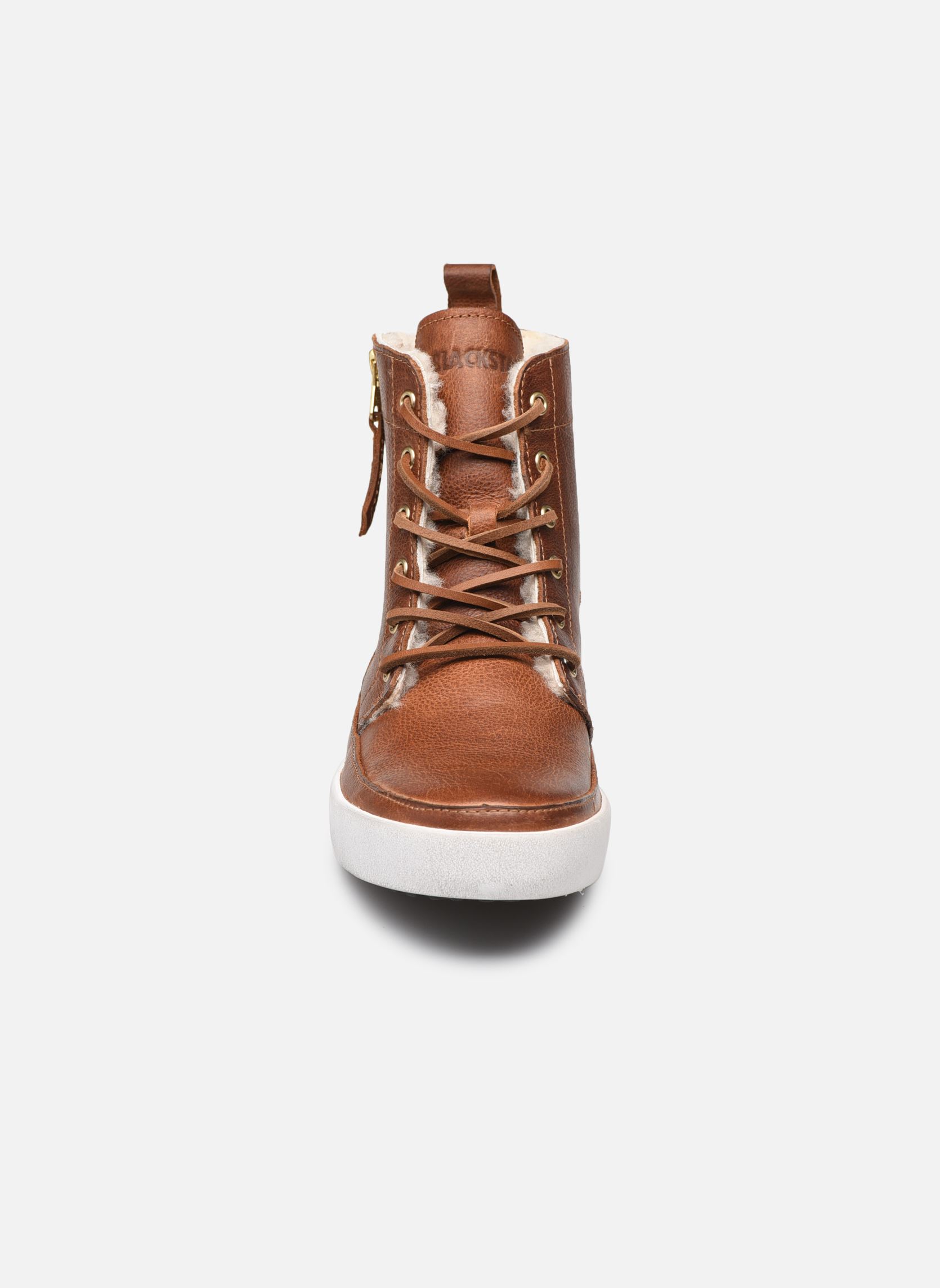 Knöchelhohe Sneaker CW96 damen braun Blackstone Knöchelhohe Sneaker CW96 damen braun CUOIO