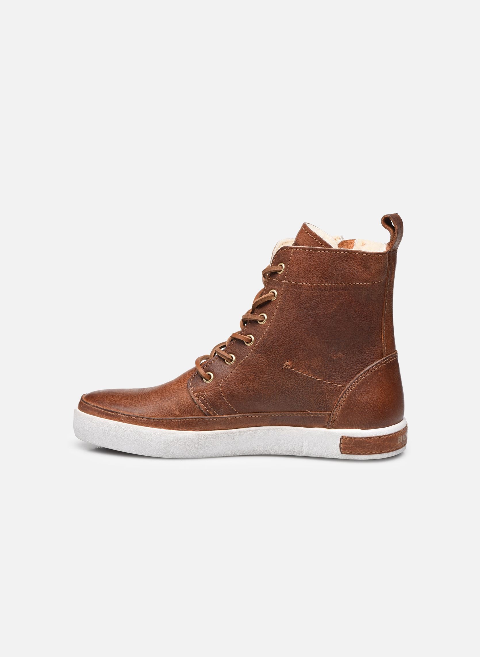 Knöchelhohe Sneaker CW96 damen braun Blackstone Knöchelhohe Sneaker CW96 damen braun CUOIO
