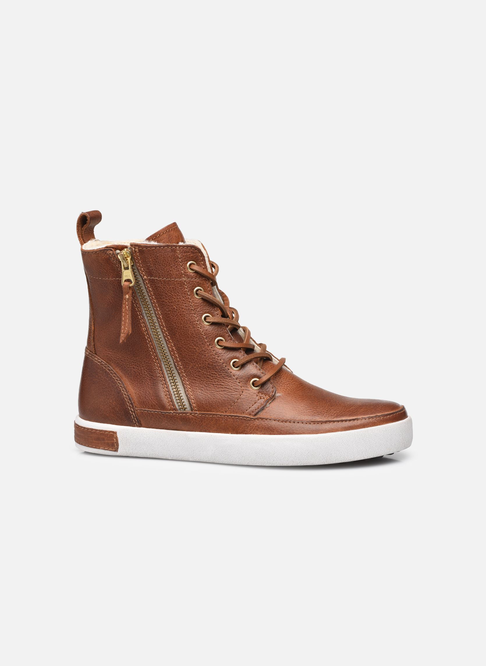 Knöchelhohe Sneaker CW96 damen braun Blackstone Knöchelhohe Sneaker CW96 damen braun CUOIO