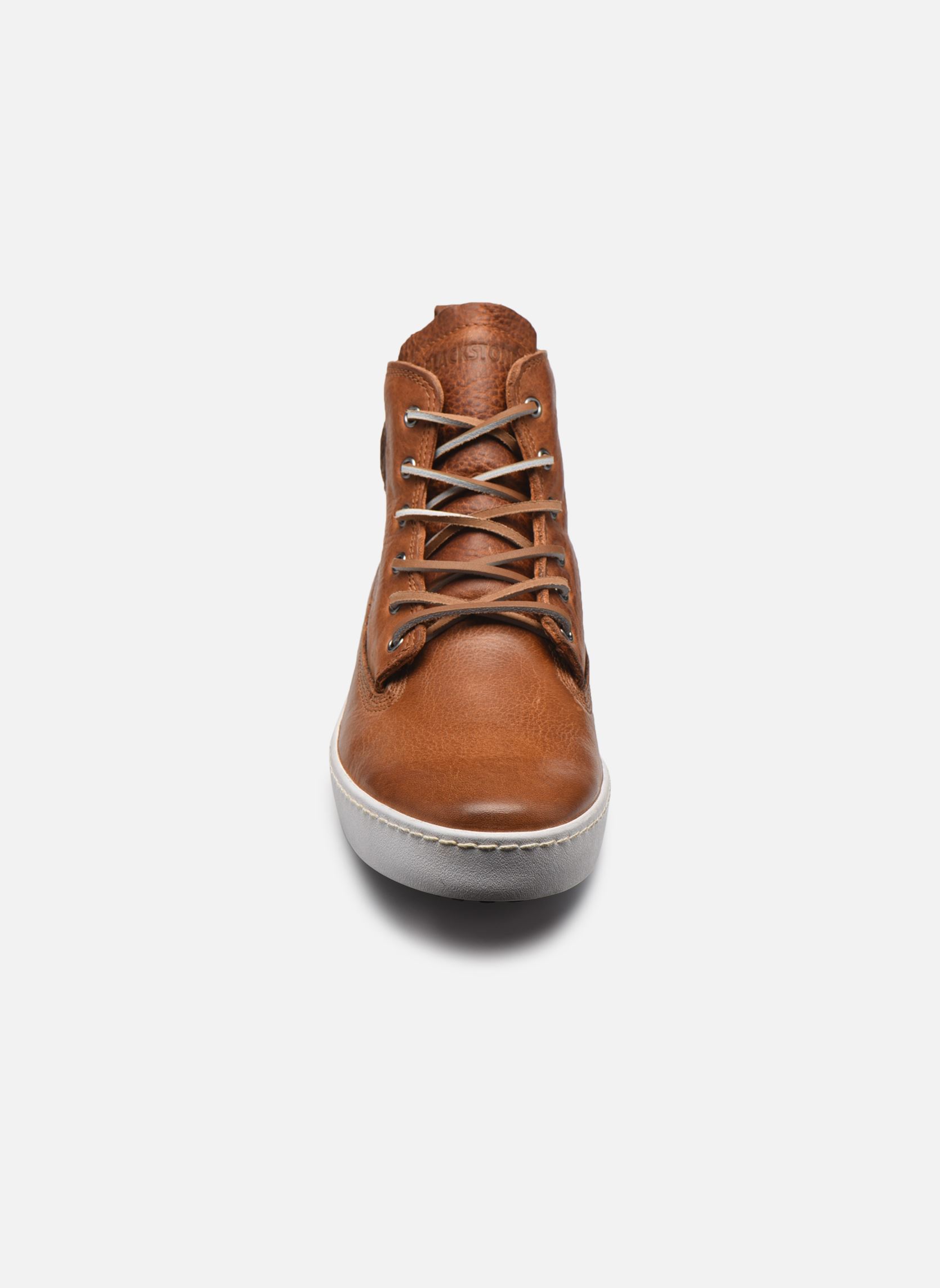 Hoge sneakers AM02 heren bruin Blackstone Hoge sneakers AM02 heren bruin CUOIO