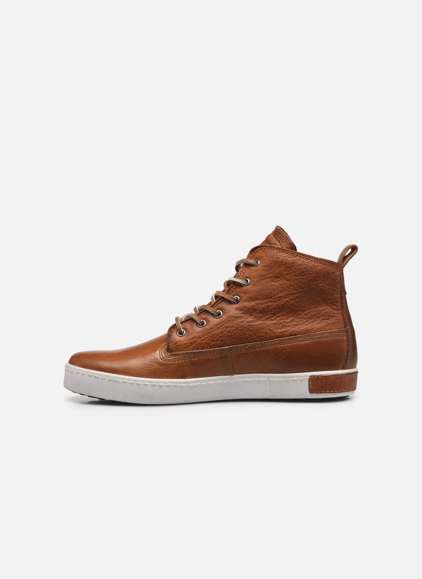Hoge sneakers AM02 heren bruin Blackstone Hoge sneakers AM02 heren bruin CUOIO