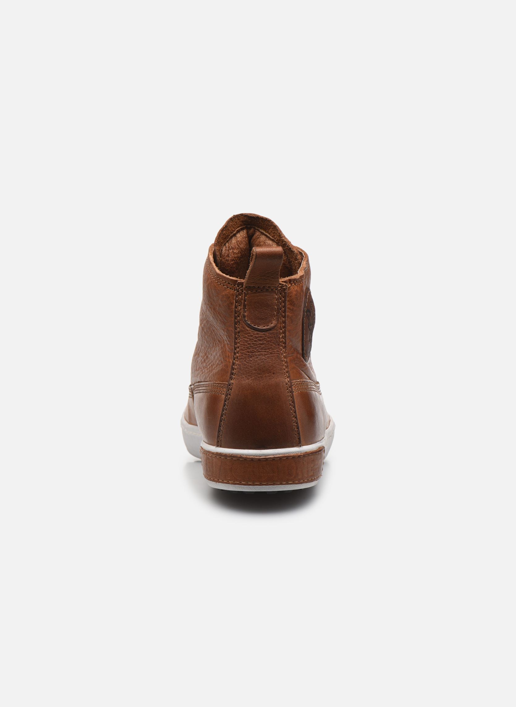 Hoge sneakers AM02 heren bruin Blackstone Hoge sneakers AM02 heren bruin CUOIO