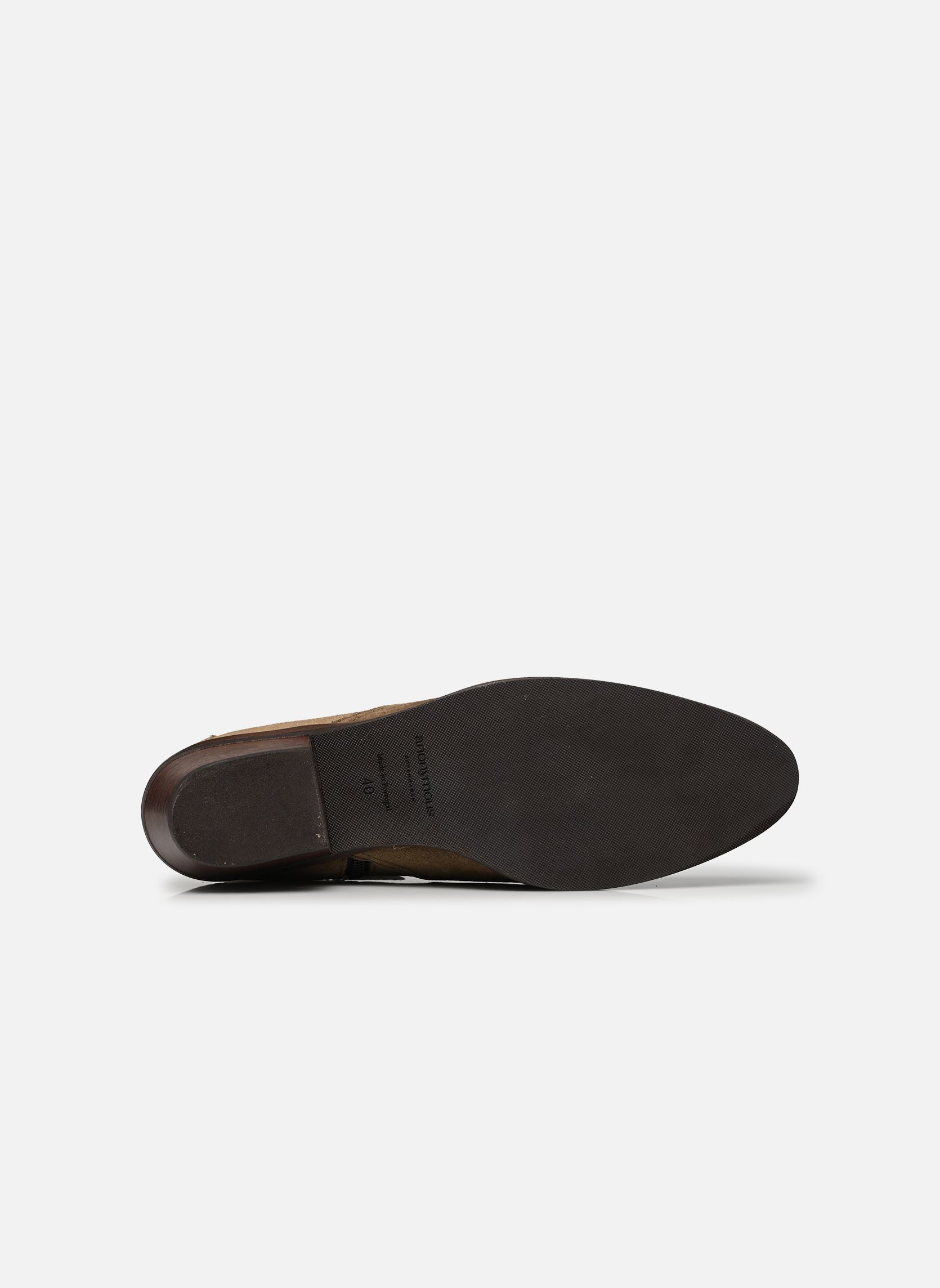 Bottines santiags Fiona 35 femme marron Anonymous Copenhagen Bottines santiags Fiona 35 femme marron CALF SUEDE DRIED OLIVE