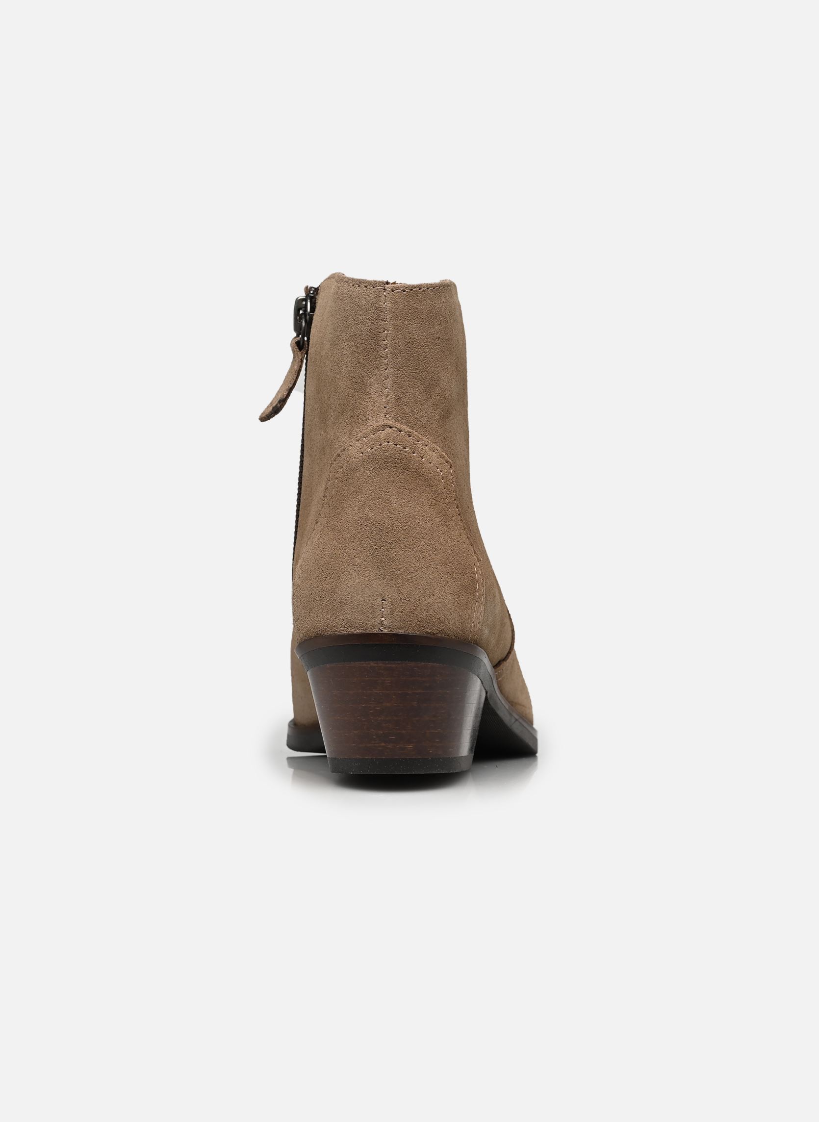 Bottines santiags Fiona 35 femme beige Anonymous Copenhagen Bottines santiags Fiona 35 femme beige CALF SUEDE MUSHROOM