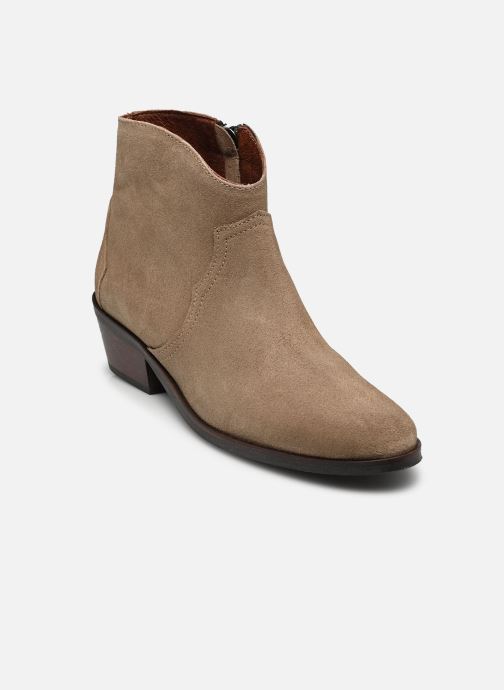 Anonymous Copenhagen Bottines santiags Fiona 35 femme beige