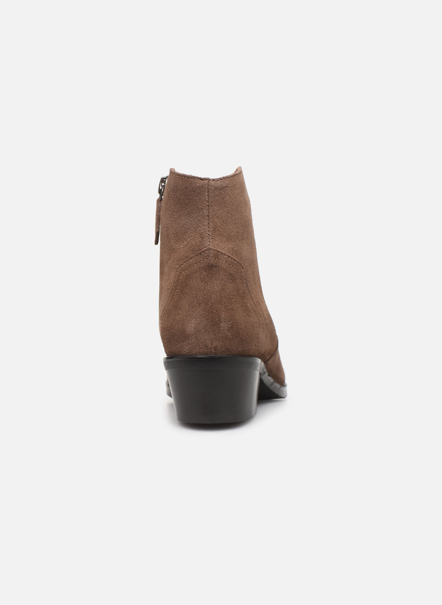 Stivaletti western Fiona 35 donna marrone Anonymous Copenhagen Stivaletti western Fiona 35 donna marrone SUEDE CALF DARK TAUPE