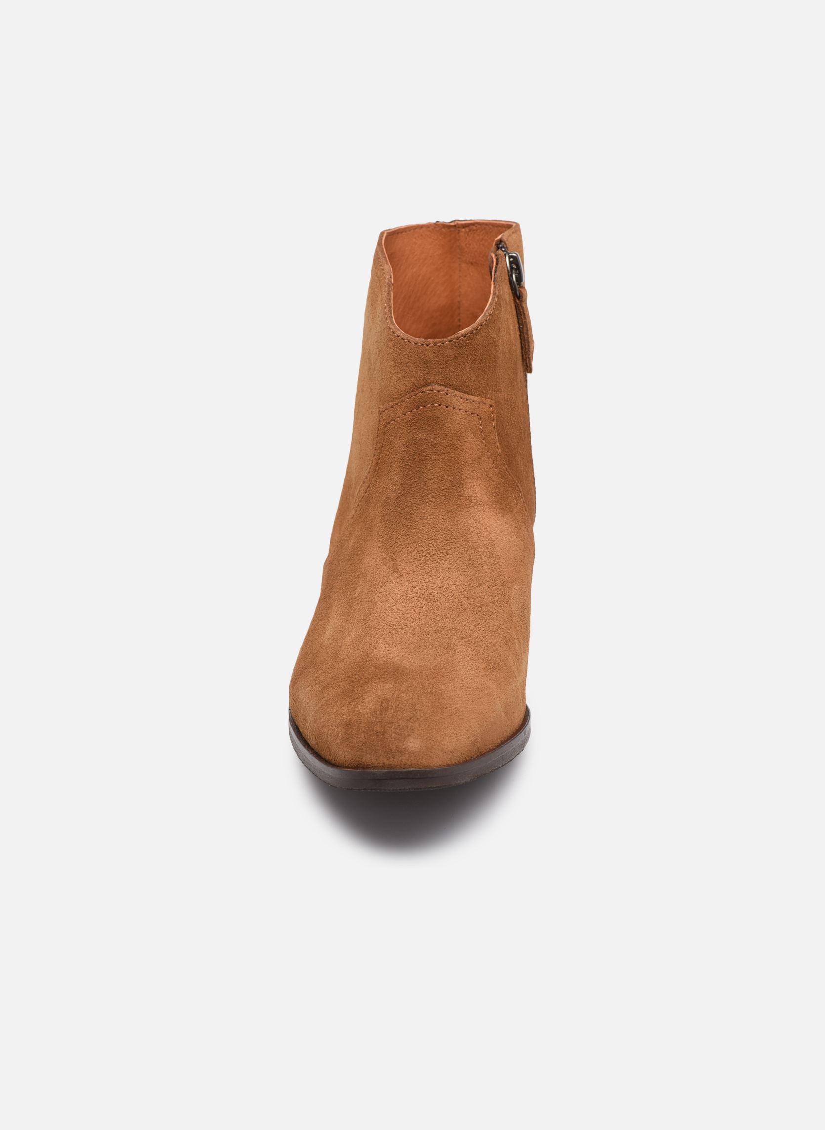 Bottines santiags Fiona 35 femme marron Anonymous Copenhagen Bottines santiags Fiona 35 femme marron CALF SUEDE CINAMON