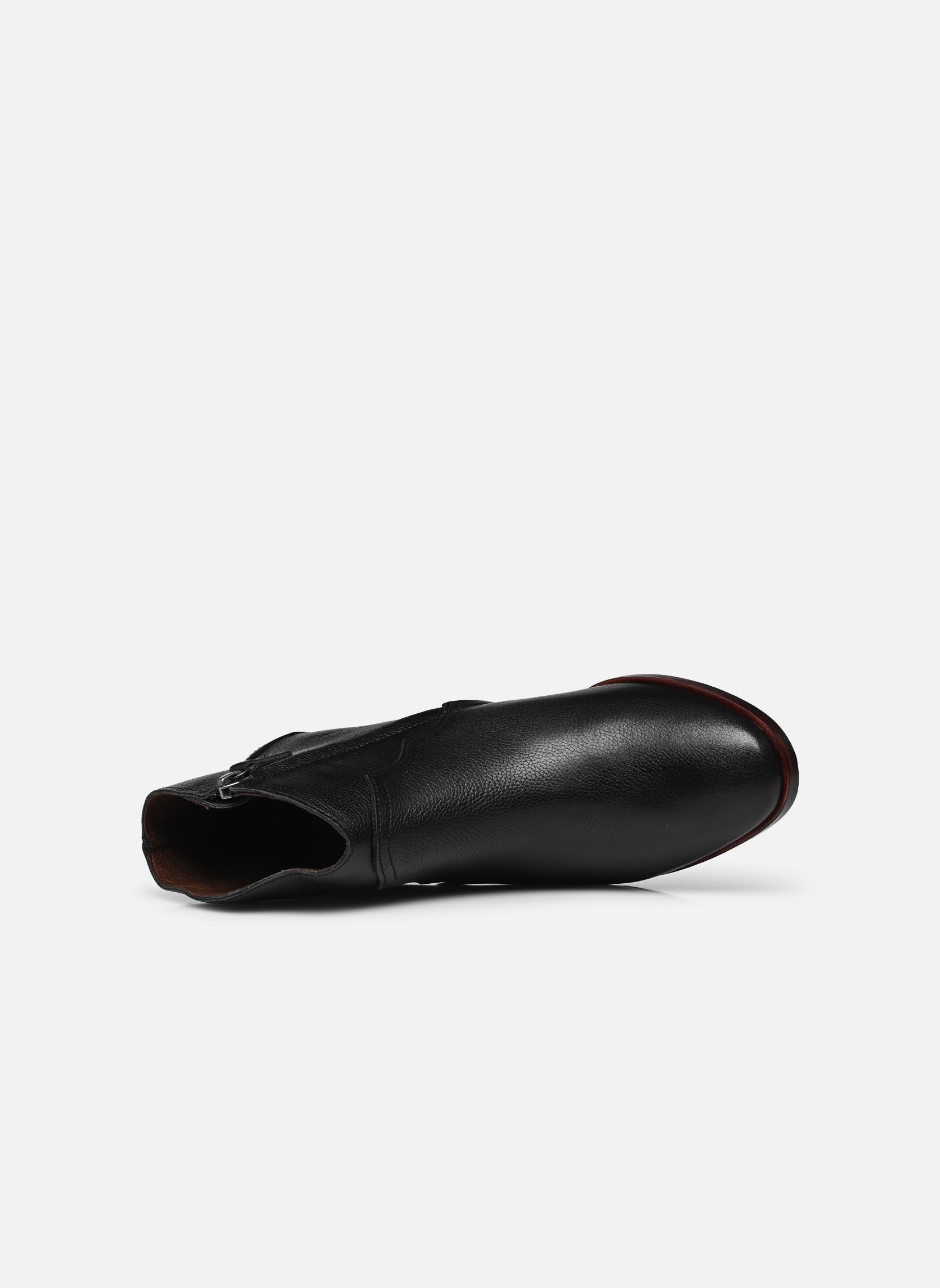 Niedrige Ankle Boots FIONA 60 damen schwarz Anonymous Copenhagen Niedrige Ankle Boots FIONA 60 damen schwarz GRAINED SOFT CALF BLACK