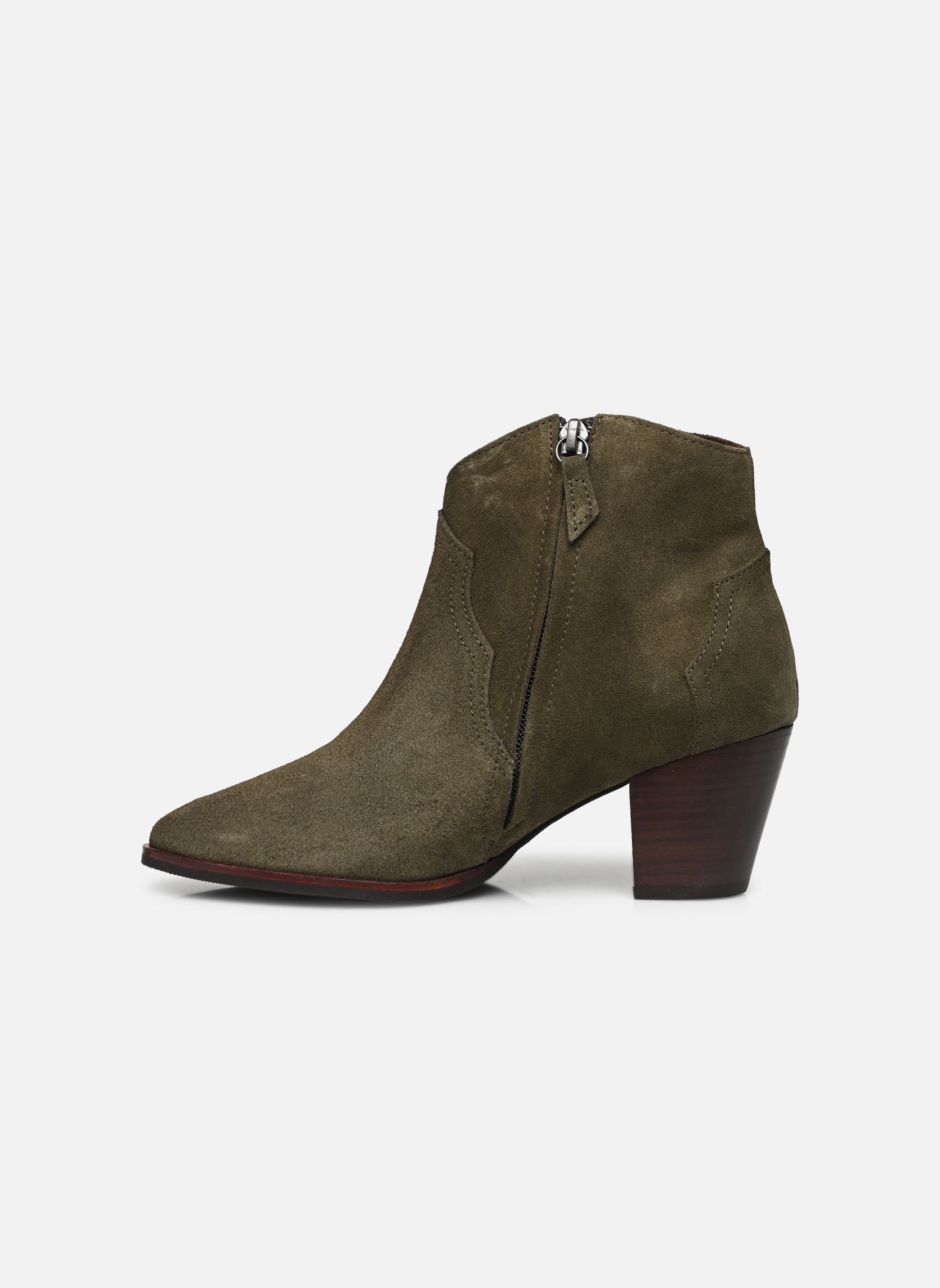 Niedrige Ankle Boots FIONA 60 damen grün Anonymous Copenhagen Niedrige Ankle Boots FIONA 60 damen grün CALF SUEDE MOSS GREEN