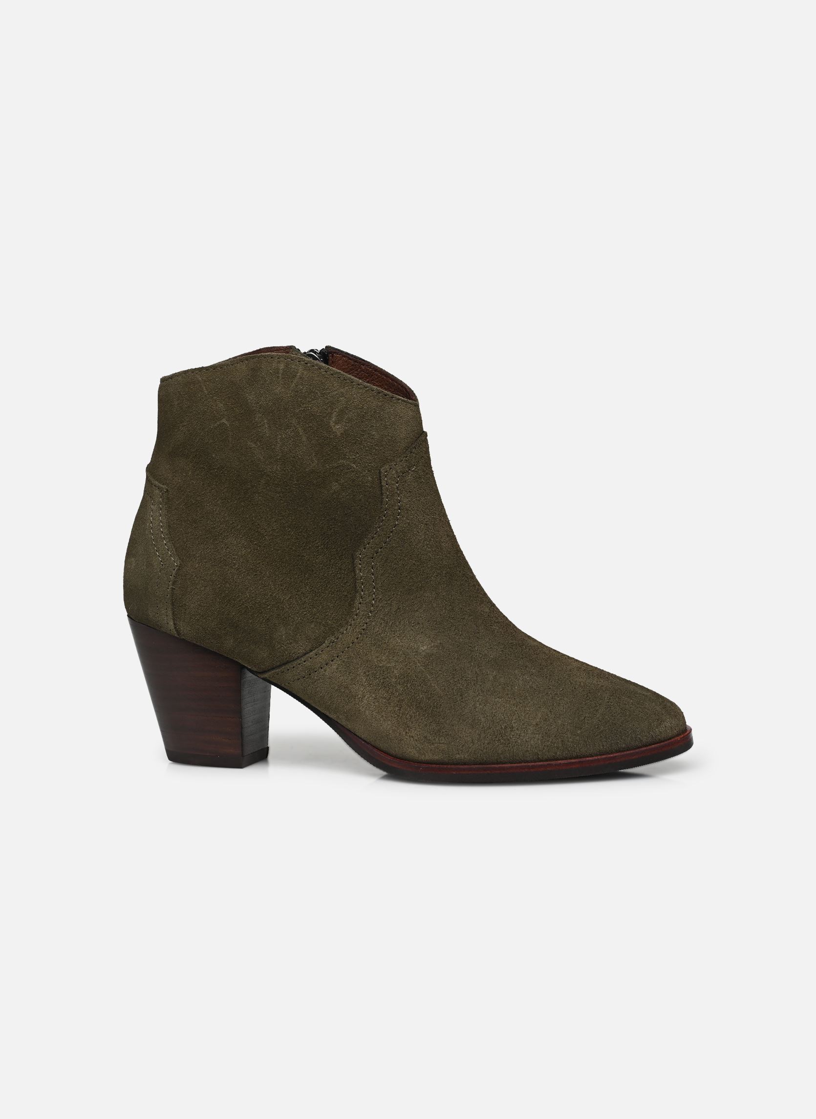 Niedrige Ankle Boots FIONA 60 damen grün Anonymous Copenhagen Niedrige Ankle Boots FIONA 60 damen grün CALF SUEDE MOSS GREEN