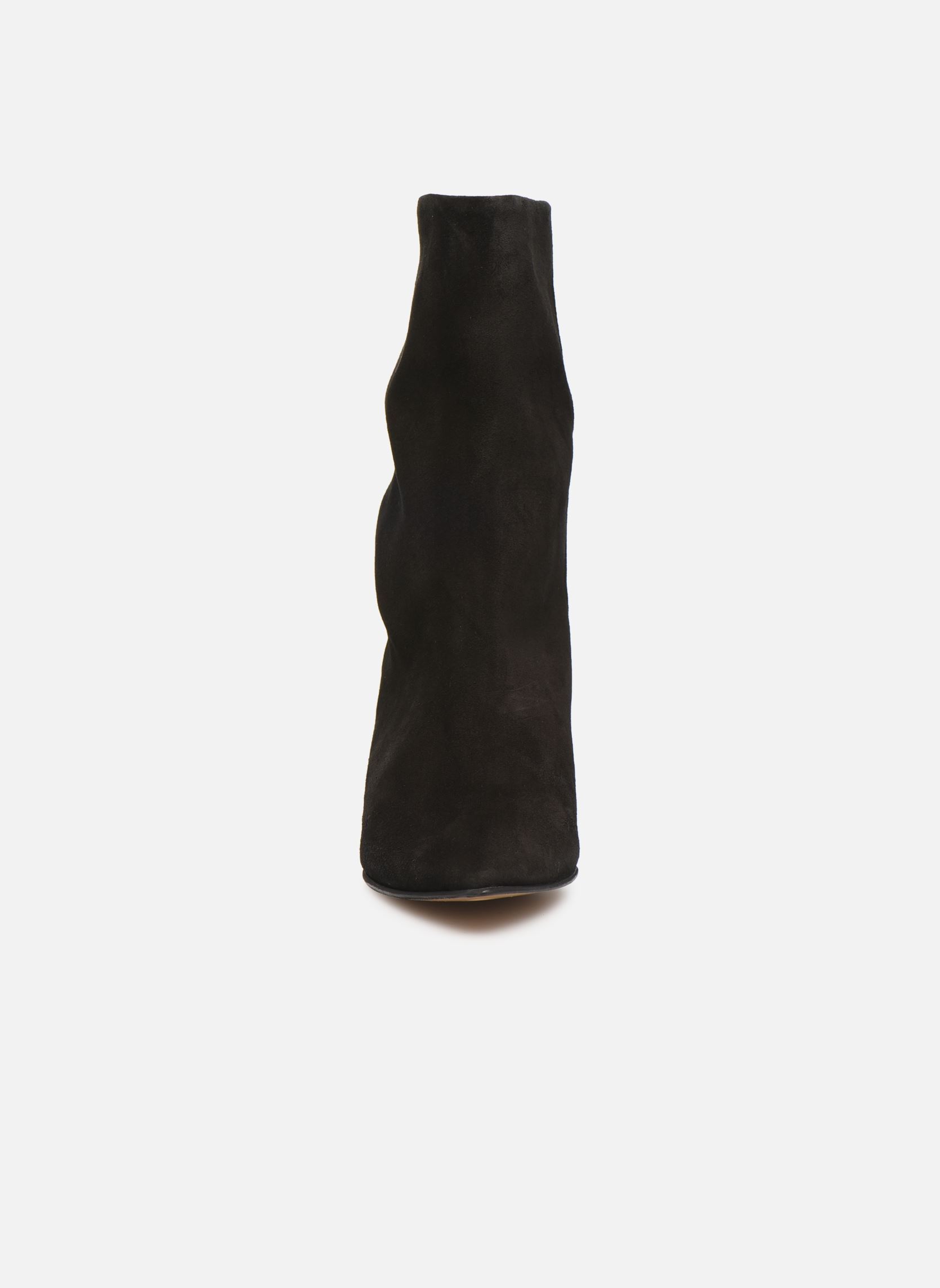 Niedrige Ankle Boots Vully Triangle damen schwarz Anonymous Copenhagen Niedrige Ankle Boots Vully Triangle damen schwarz CALF SUEDE BLACK