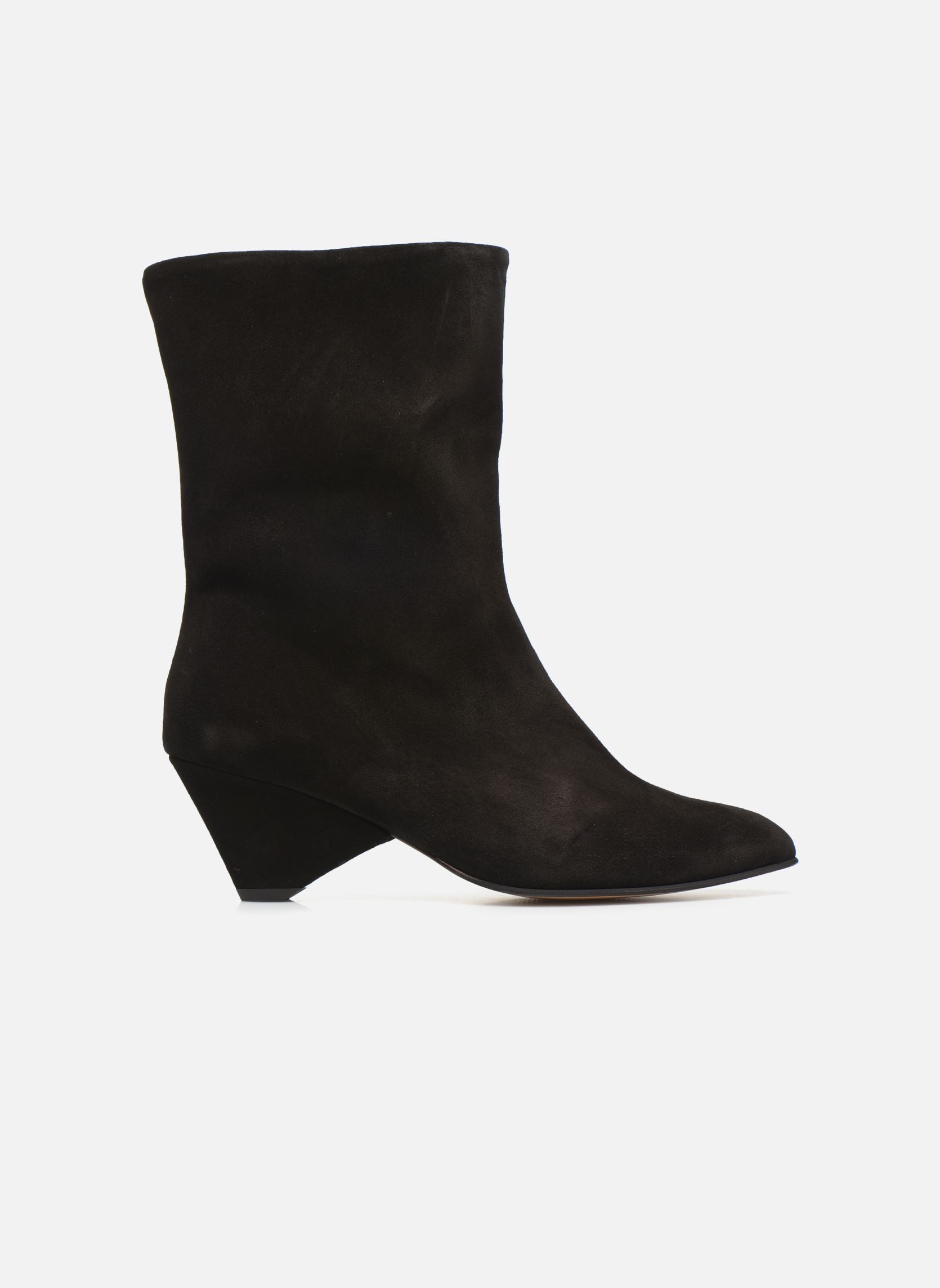 Niedrige Ankle Boots Vully Triangle damen schwarz Anonymous Copenhagen Niedrige Ankle Boots Vully Triangle damen schwarz CALF SUEDE BLACK