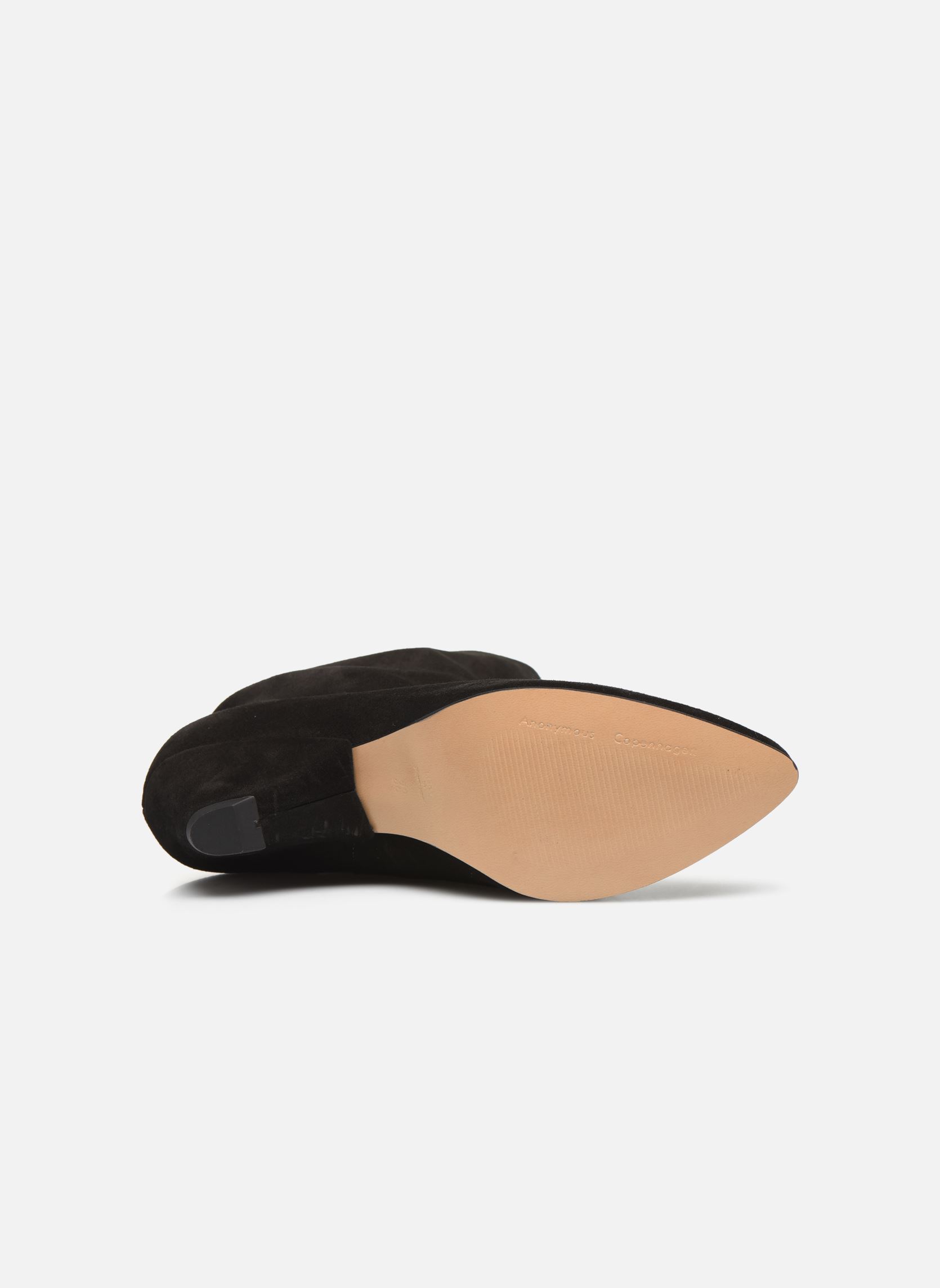 Niedrige Ankle Boots Vully Triangle damen schwarz Anonymous Copenhagen Niedrige Ankle Boots Vully Triangle damen schwarz CALF SUEDE BLACK
