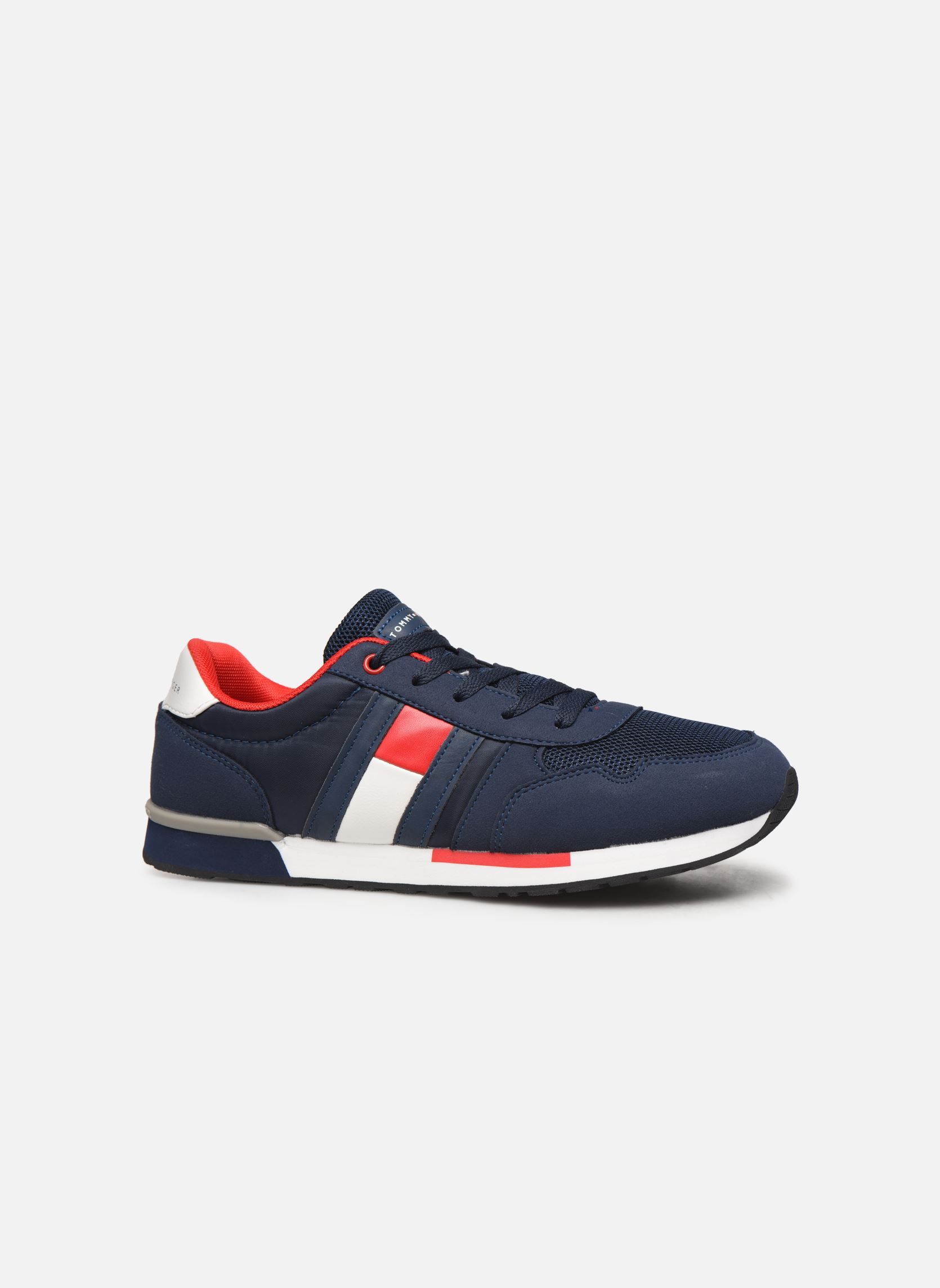 Baskets hautes Flag Low Cut Lace-Up garçon bleu Tommy Hilfiger Baskets hautes Flag Low Cut Lace-Up garçon bleu Blue