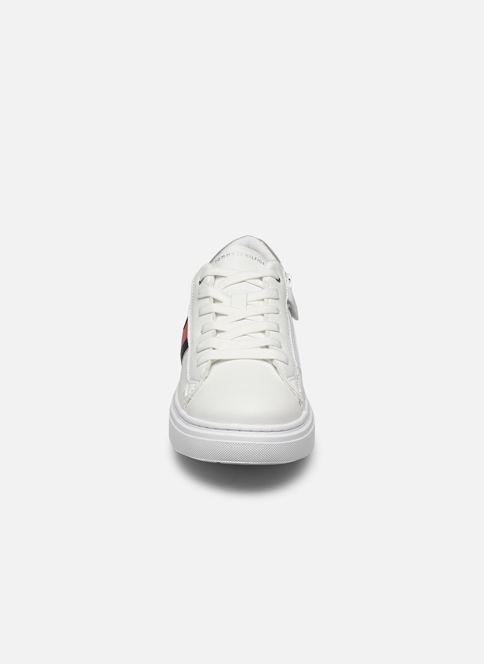 Baskets hautes Flag Low Cut Lace-Up fille blanc Tommy Hilfiger Baskets hautes Flag Low Cut Lace-Up fille blanc White/silver