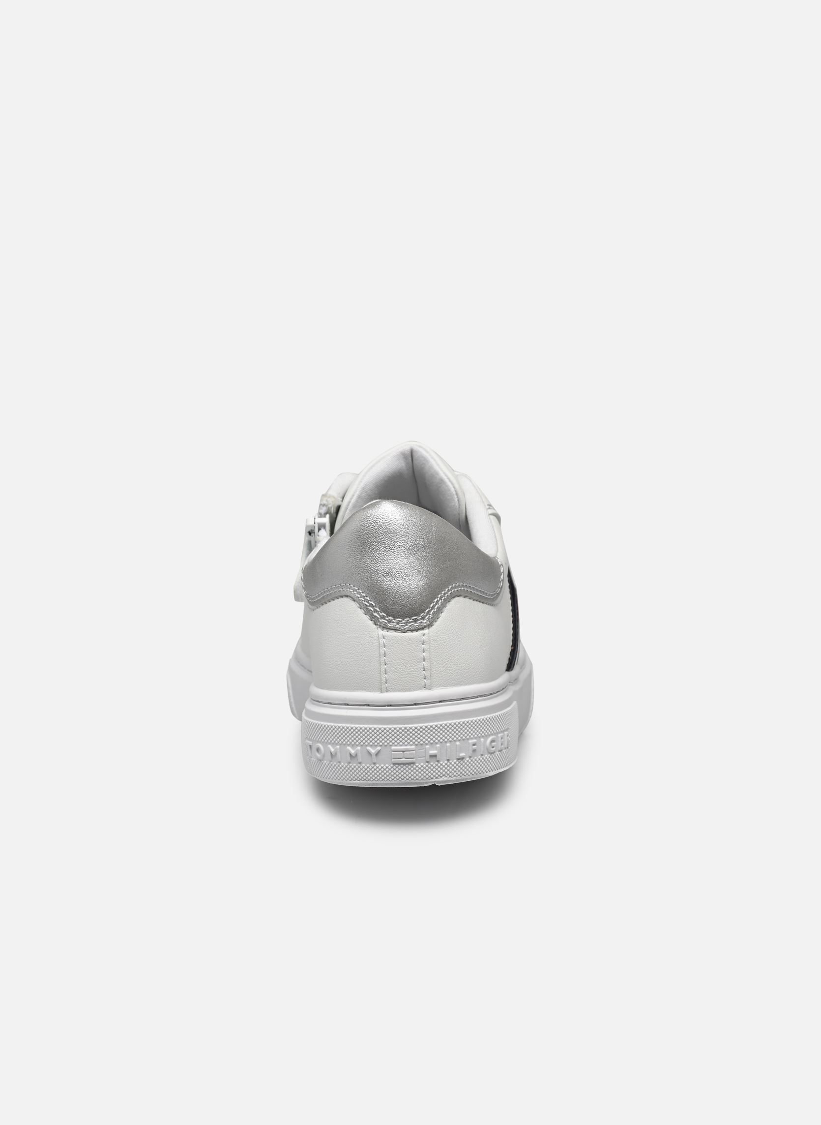 Baskets hautes Flag Low Cut Lace-Up fille blanc Tommy Hilfiger Baskets hautes Flag Low Cut Lace-Up fille blanc White/silver
