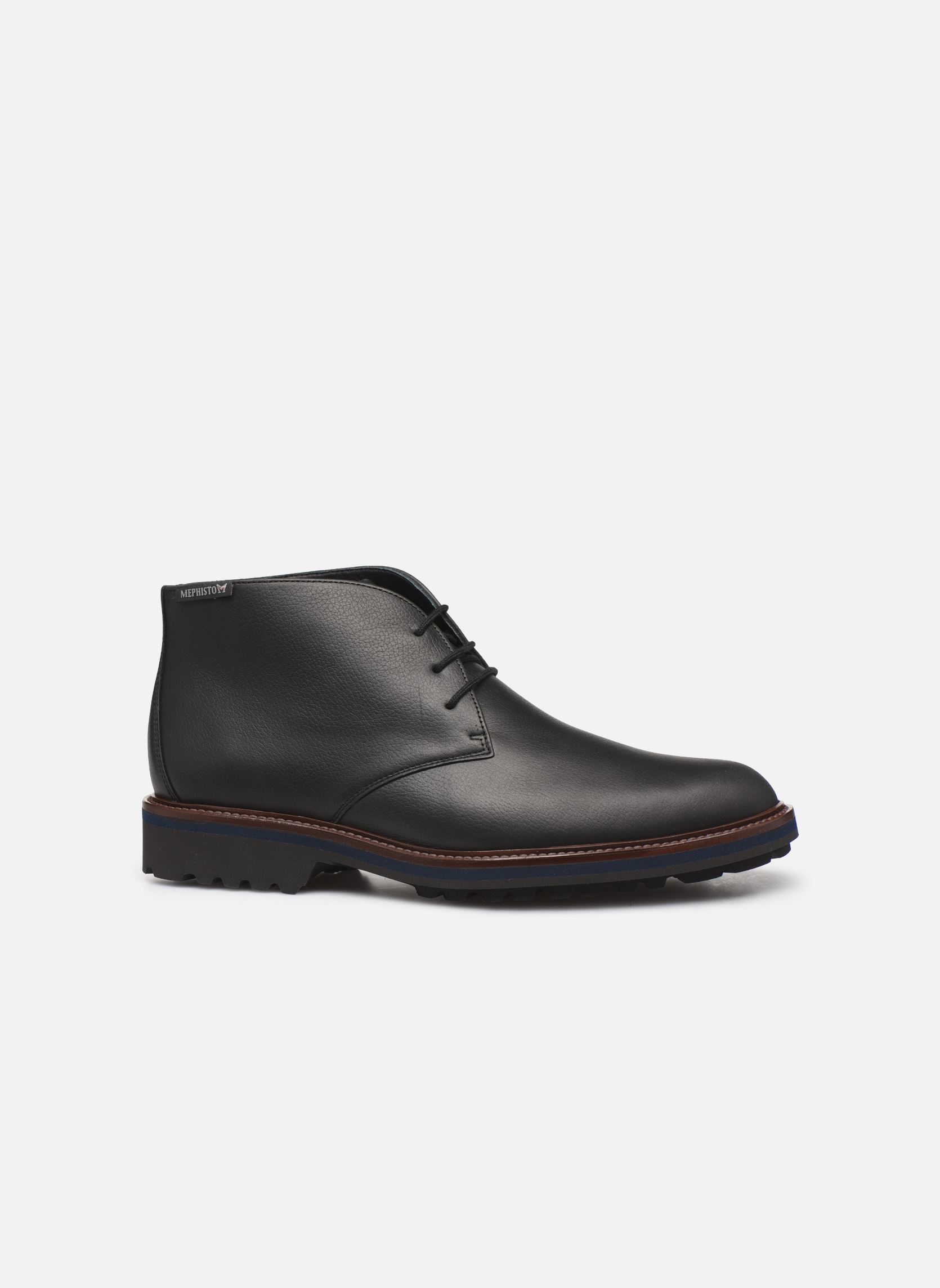 Geschnürte Stiefeletten Berto herren schwarz Mephisto Geschnürte Stiefeletten Berto herren schwarz BLACK