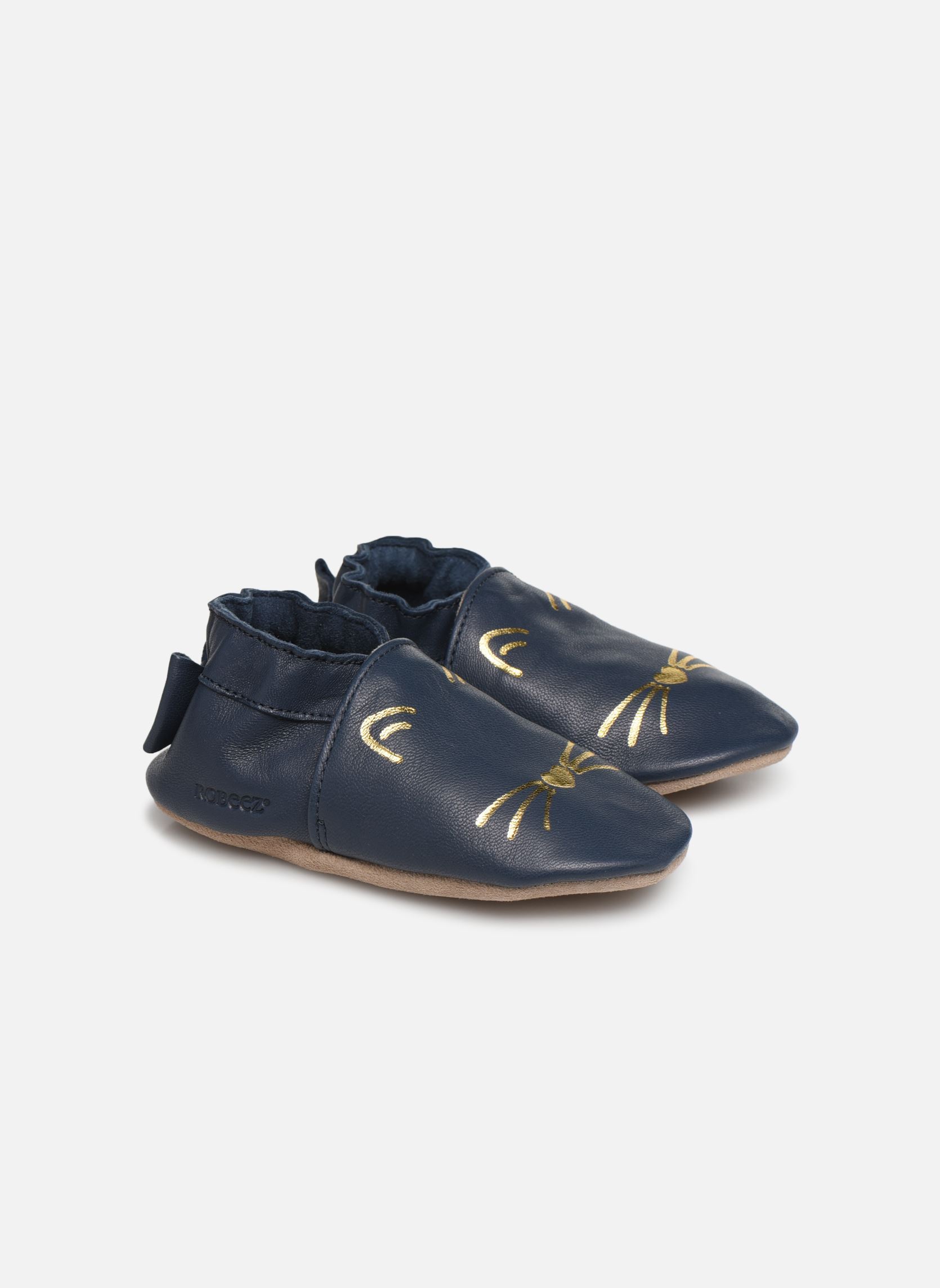 Chaussons Goldy Cat bleu Robeez Chaussons Goldy Cat bleu MARINE-10