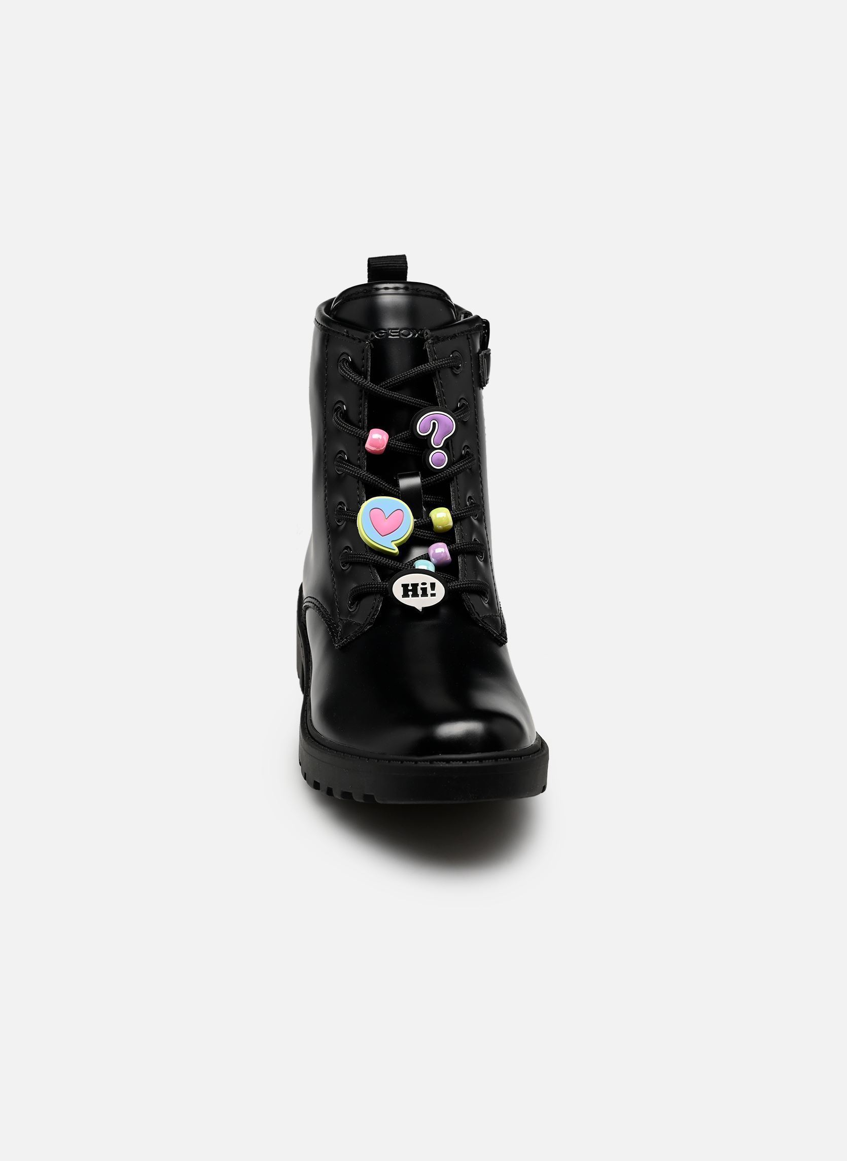 Stiefeletten / Ankle Boots J Casey Girl A mädchen schwarz Geox Stiefeletten / Ankle Boots J Casey Girl A mädchen schwarz BLACK/MULTICOLOR