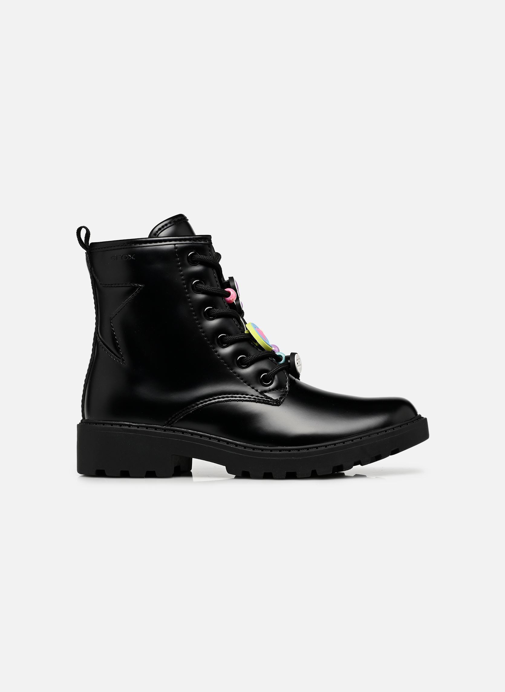 Stiefeletten / Ankle Boots J Casey Girl A mädchen schwarz Geox Stiefeletten / Ankle Boots J Casey Girl A mädchen schwarz BLACK/MULTICOLOR