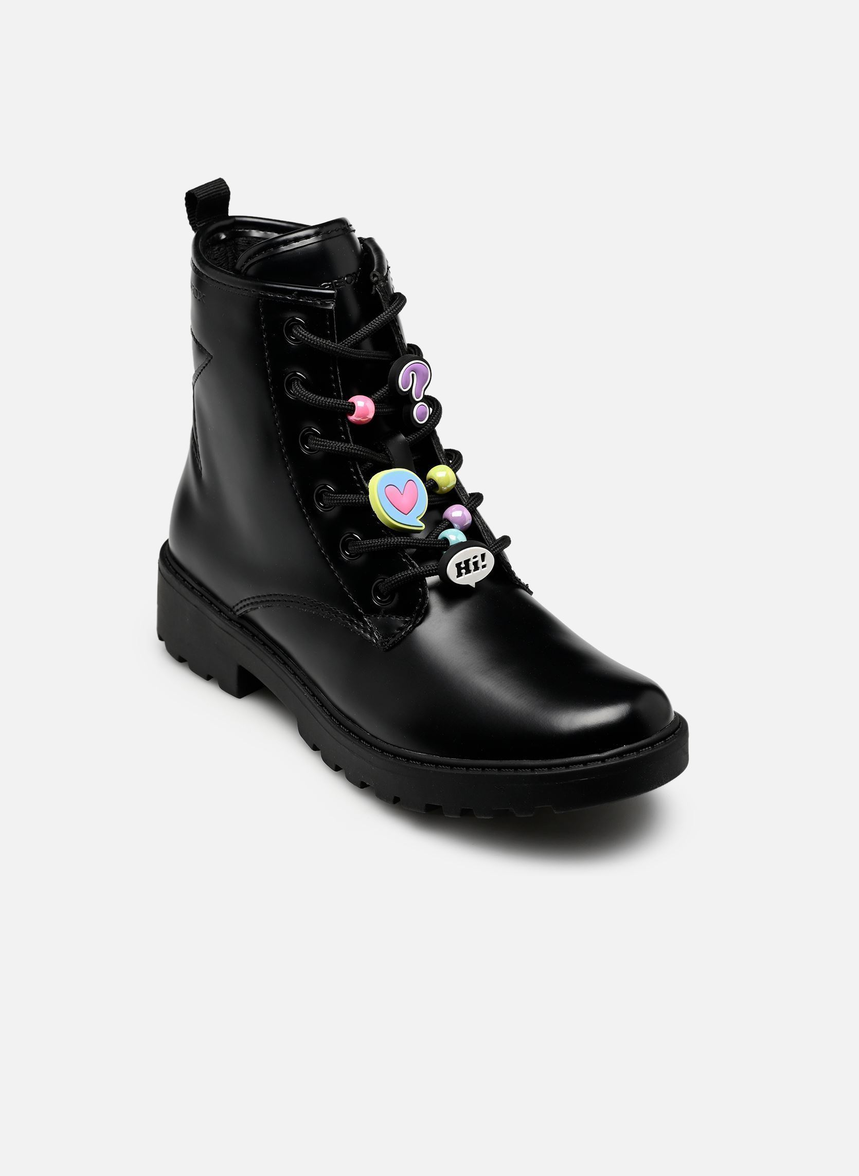 Stiefeletten / Ankle Boots J Casey Girl A mädchen schwarz Geox Stiefeletten / Ankle Boots J Casey Girl A mädchen schwarz BLACK/MULTICOLOR
