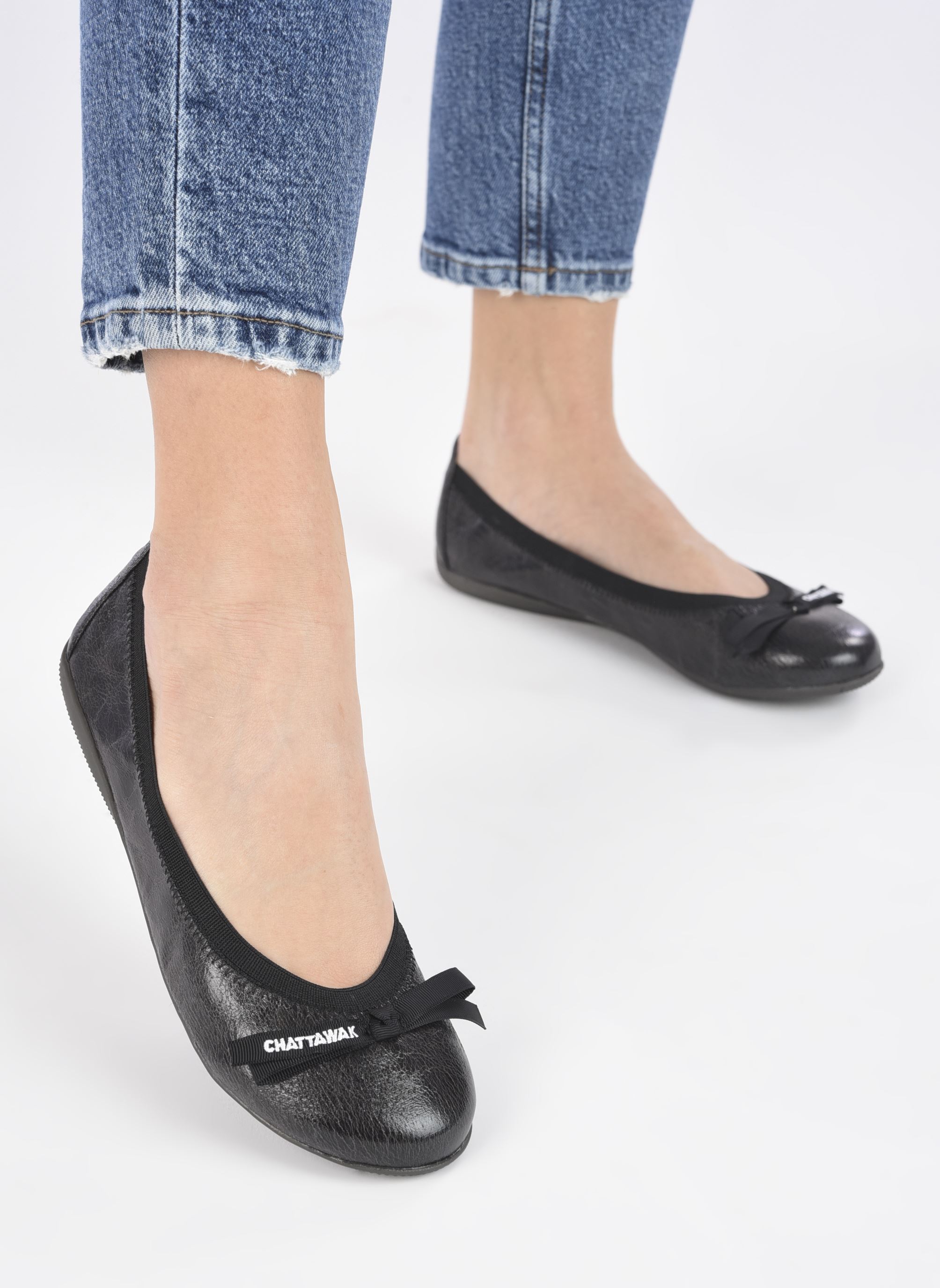 Klassische Ballerinas ELLA damen schwarz Chattawak Klassische Ballerinas ELLA damen schwarz NOIR_