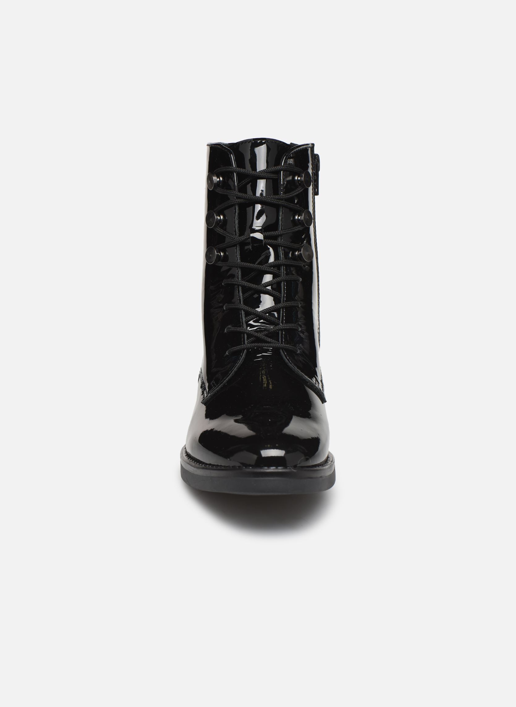 Bottines à lacets Atria femme noir Georgia Rose Bottines à lacets Atria femme noir Cuir noir