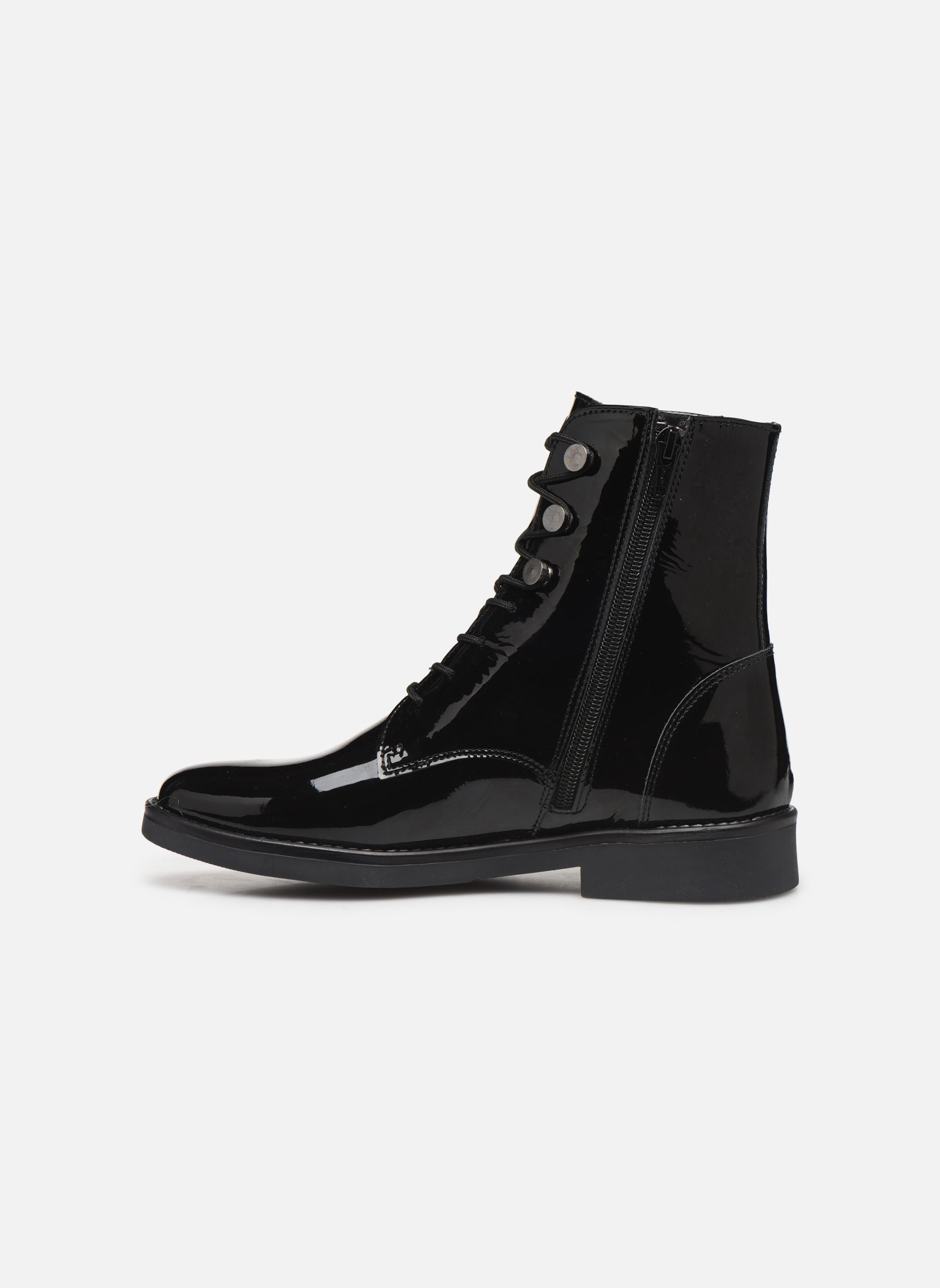 Bottines à lacets Atria femme noir Georgia Rose Bottines à lacets Atria femme noir Cuir noir
