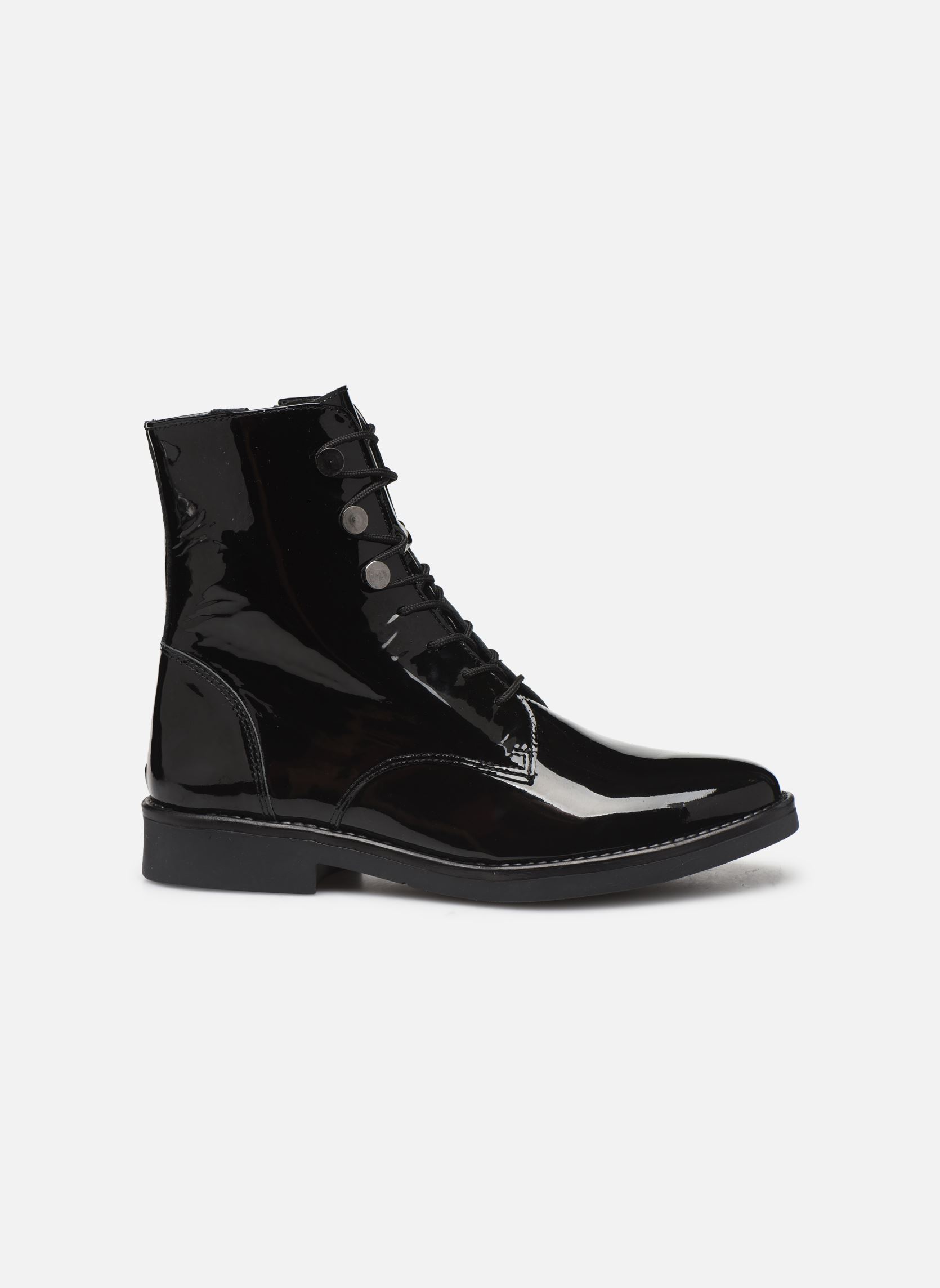 Bottines à lacets Atria femme noir Georgia Rose Bottines à lacets Atria femme noir Cuir noir