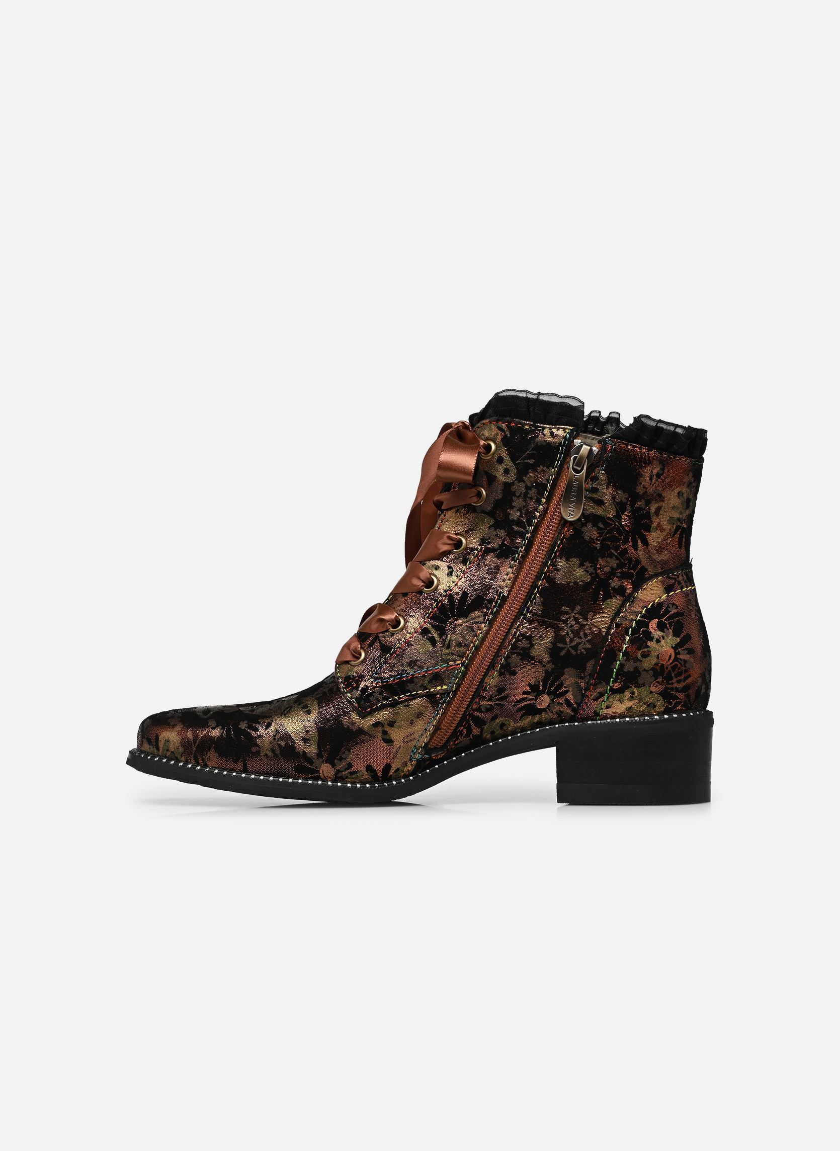 Bottines à lacets EMCMAO 05 femme or et bronze Laura Vita Bottines à lacets EMCMAO 05 femme or et bronze OR