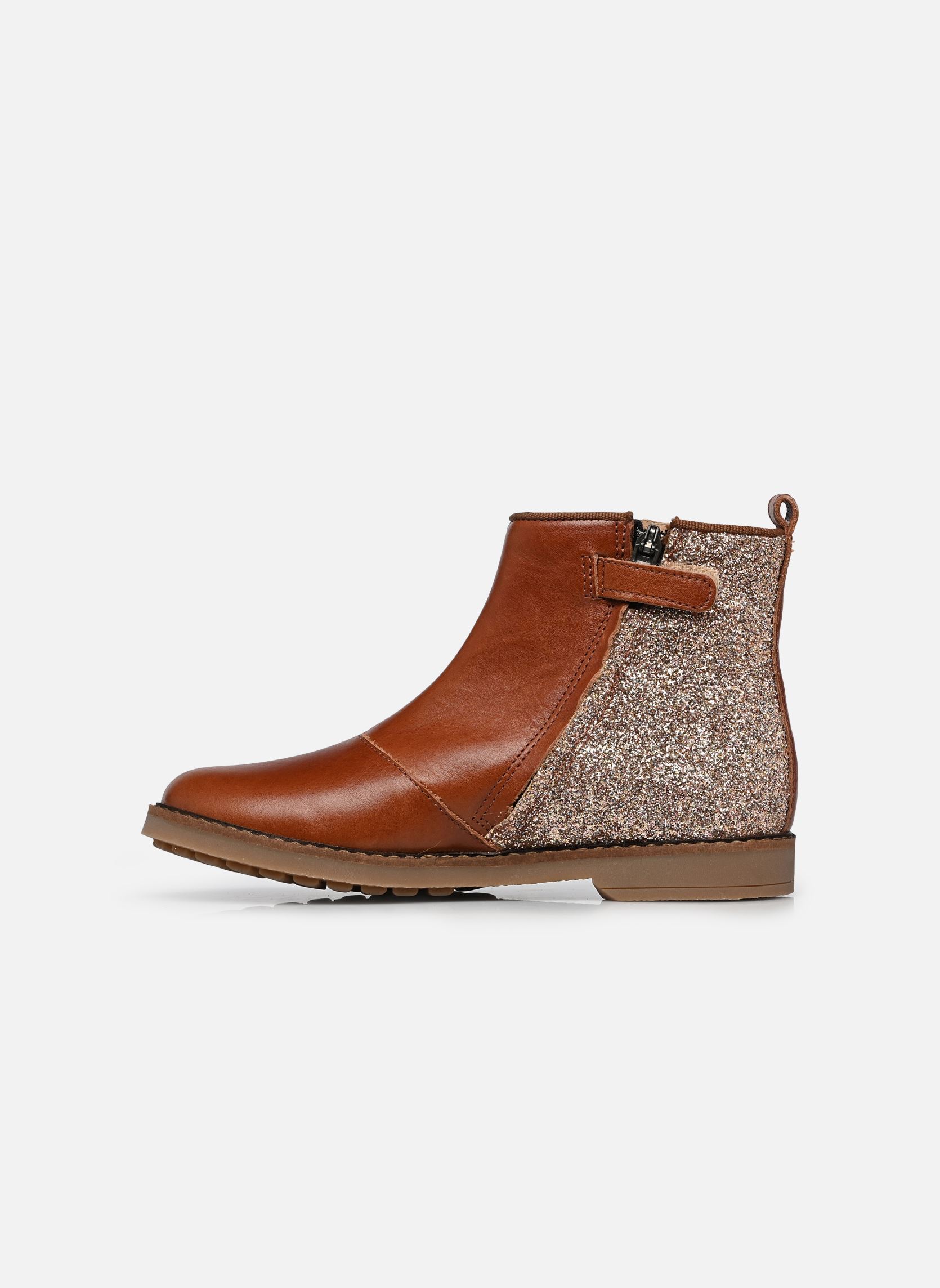 Stiefeletten / Ankle Boots Trip Back mädchen braun Pom d Api Stiefeletten / Ankle Boots Trip Back mädchen braun MARRON-PLATINE