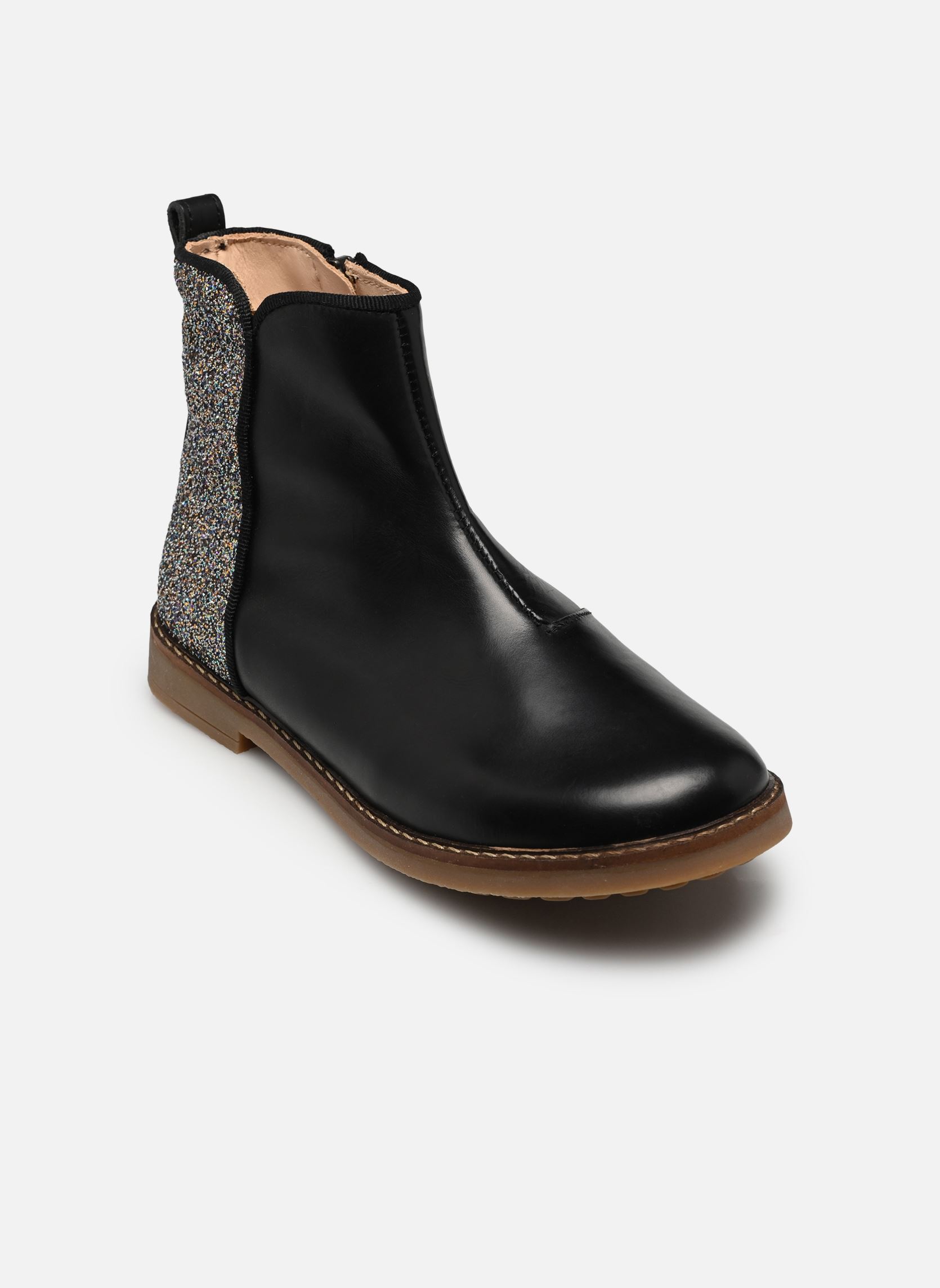 Stiefeletten / Ankle Boots Trip Back mädchen schwarz Pom d Api Stiefeletten / Ankle Boots Trip Back mädchen schwarz NOIR-MULTI