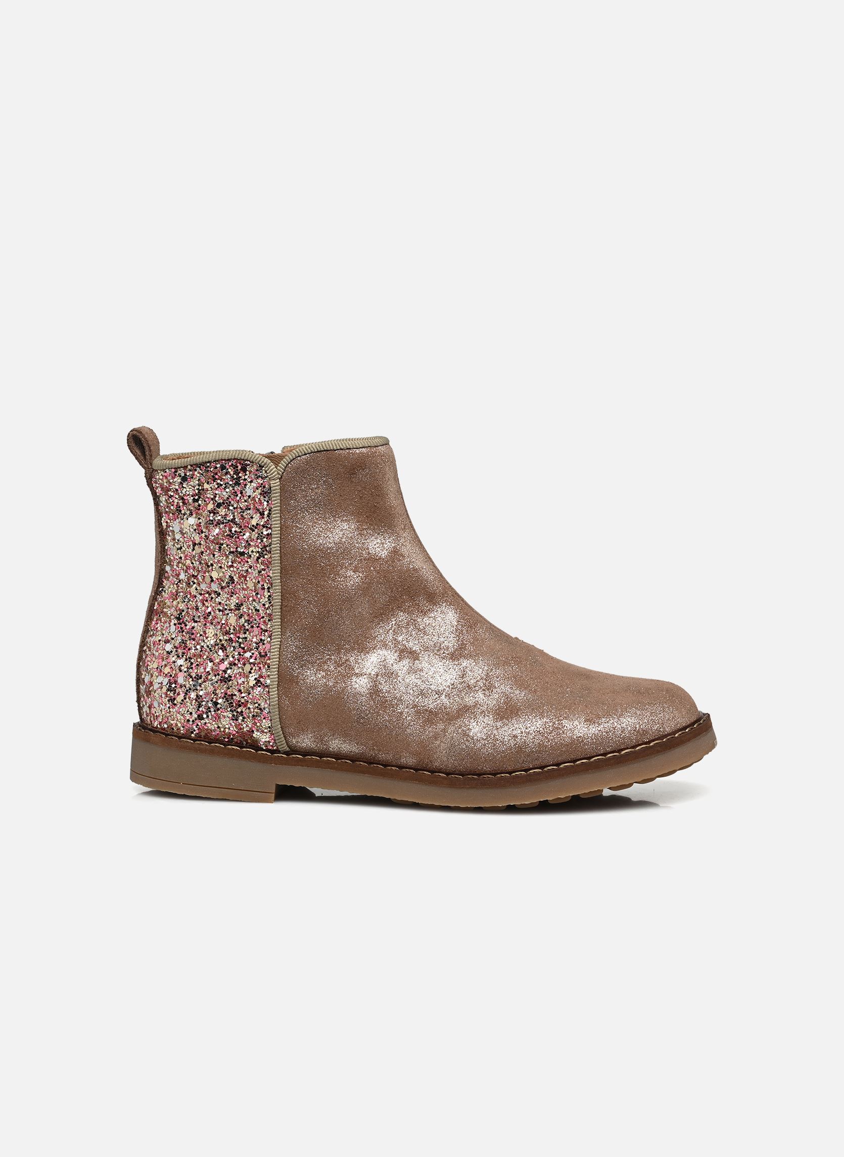 Bottines Trip back fille beige Pom d Api Bottines Trip back fille beige BEIGE PLATINE