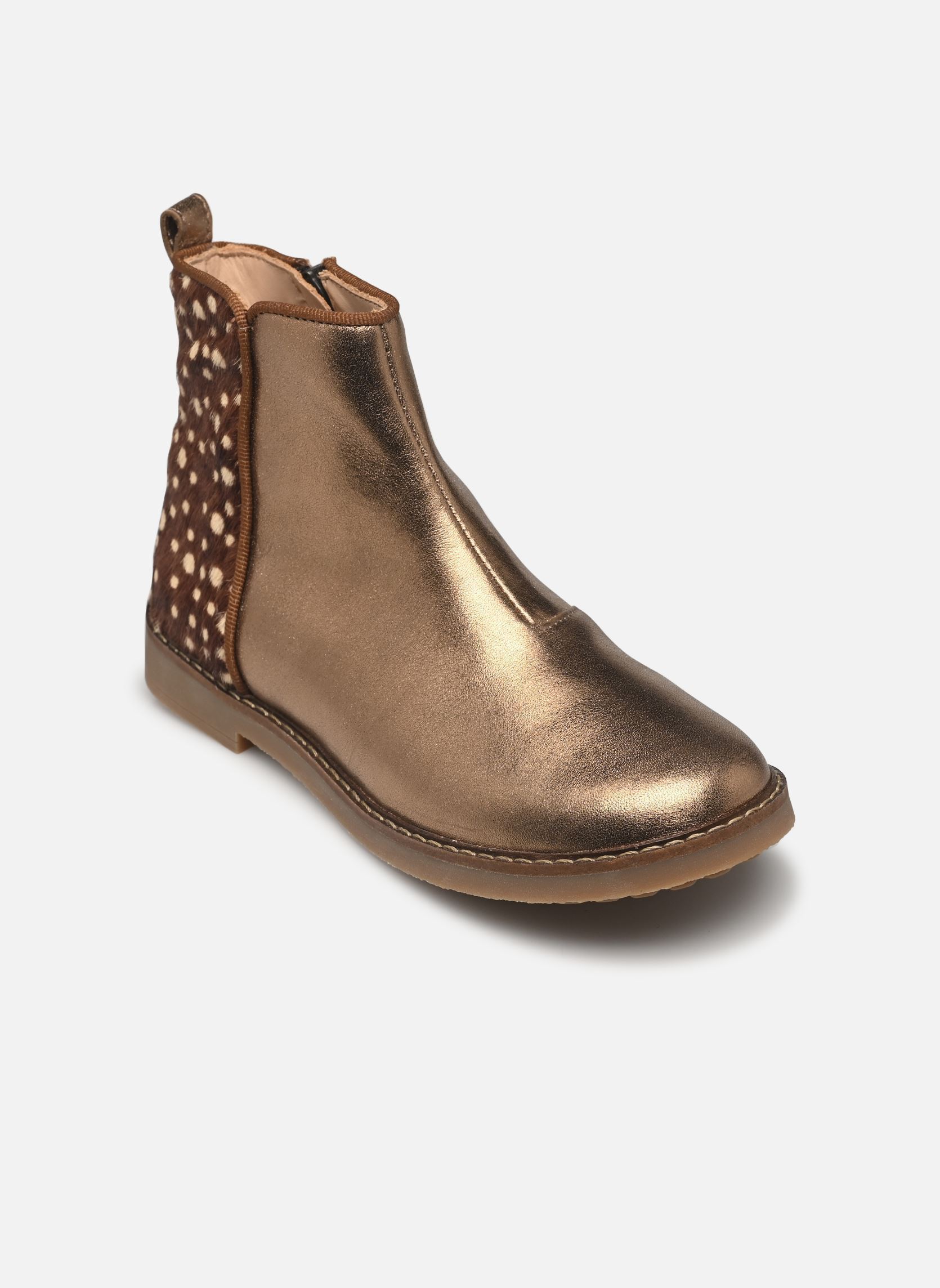 Stiefeletten / Ankle Boots Trip back mädchen braun Pom d Api Stiefeletten / Ankle Boots Trip back mädchen braun BROWN-PONY PAO