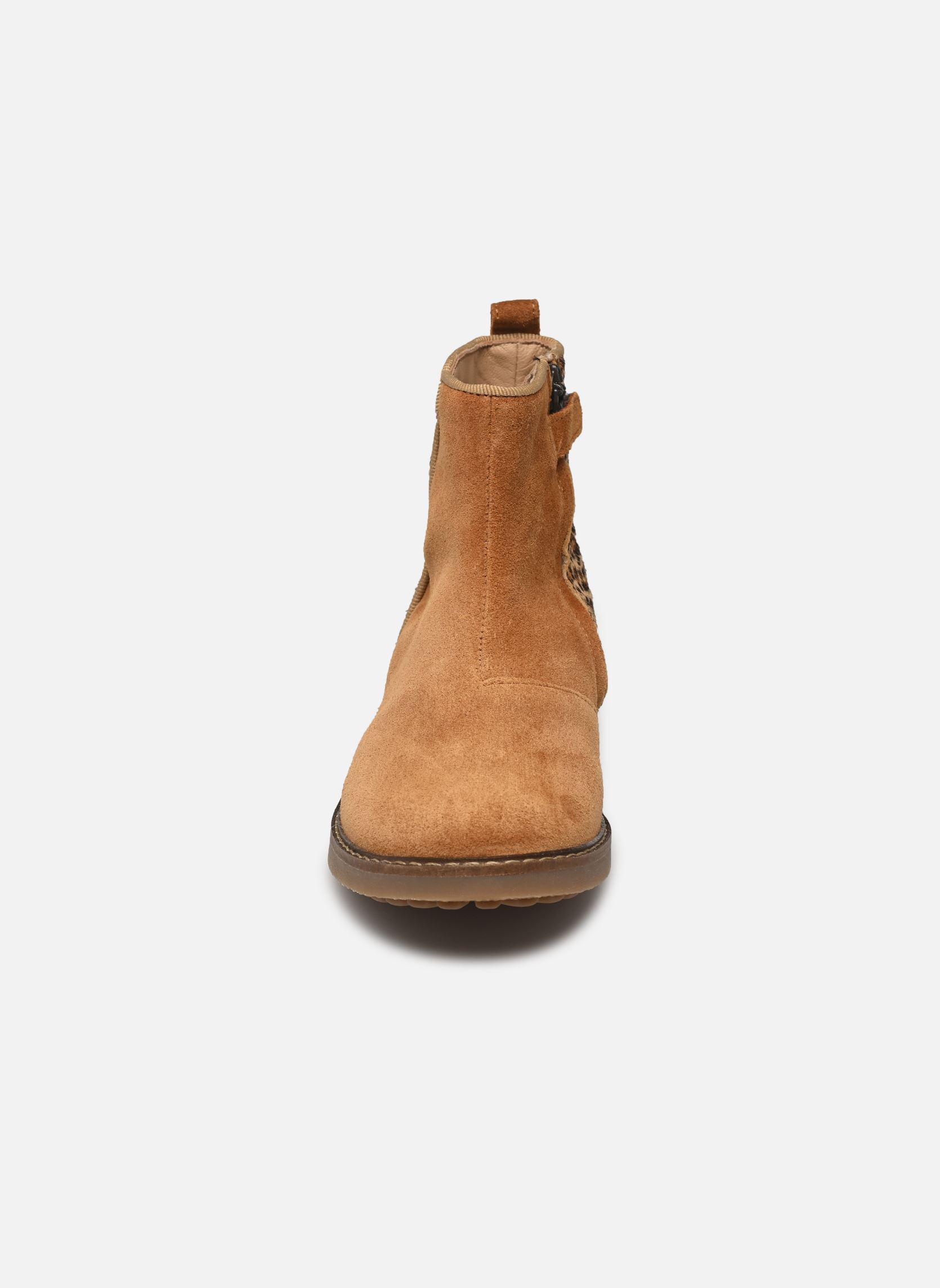 Stiefeletten / Ankle Boots Trip back mädchen braun Pom d Api Stiefeletten / Ankle Boots Trip back mädchen braun CARAMEL-LEO FAUVE