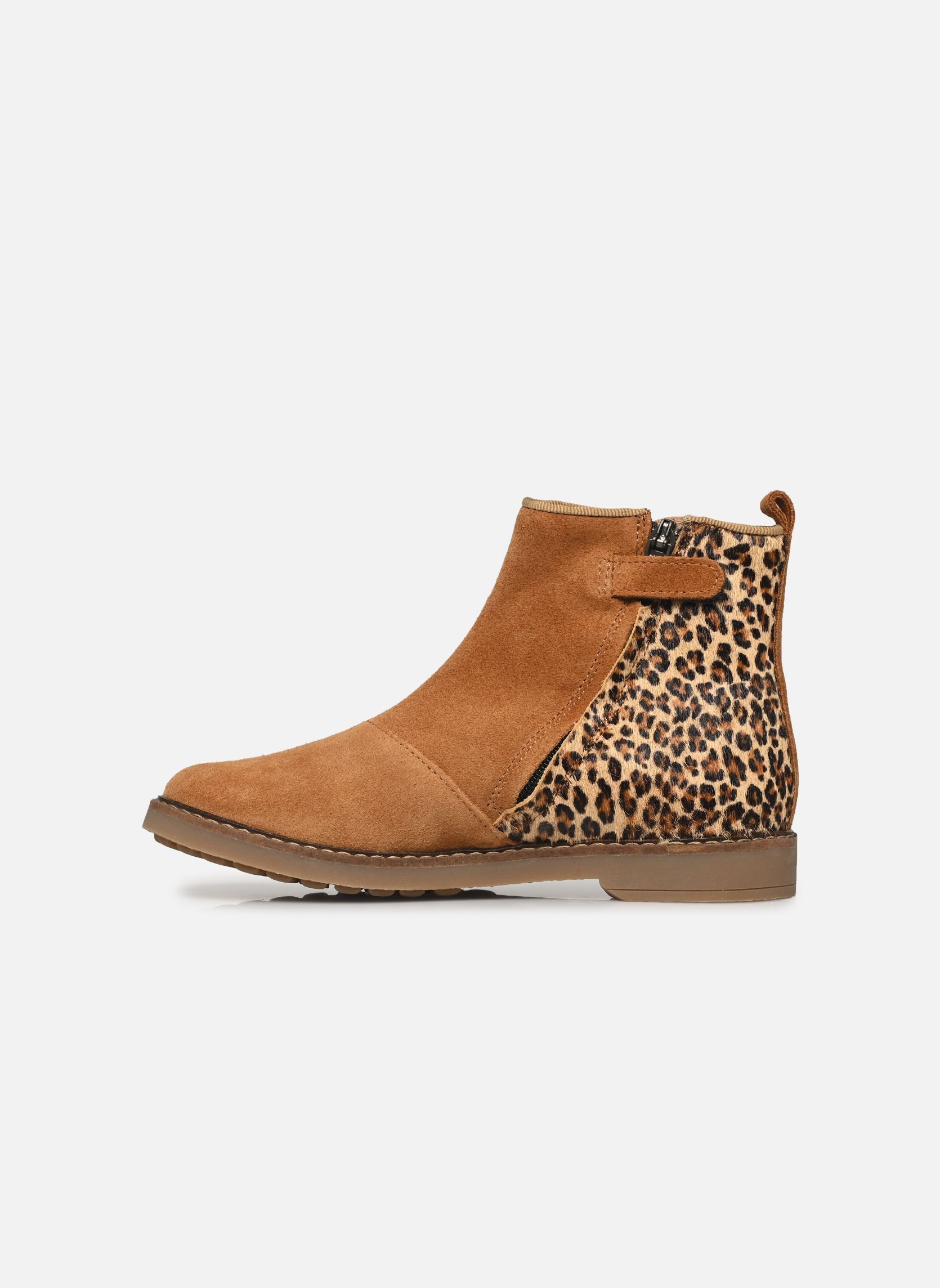 Stiefeletten / Ankle Boots Trip back mädchen braun Pom d Api Stiefeletten / Ankle Boots Trip back mädchen braun CARAMEL-LEO FAUVE