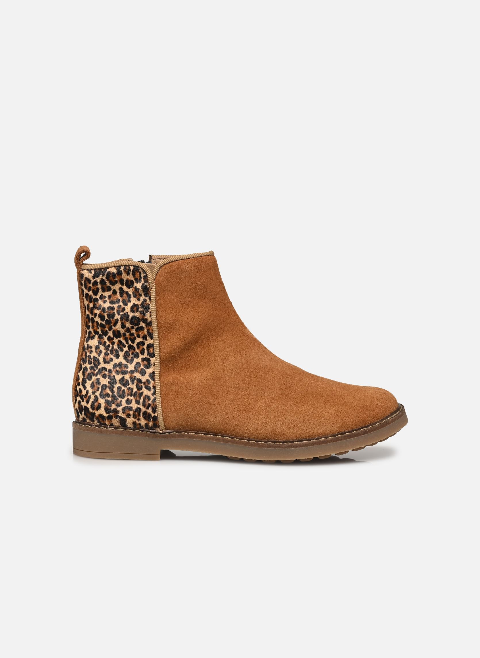 Stiefeletten / Ankle Boots Trip back mädchen braun Pom d Api Stiefeletten / Ankle Boots Trip back mädchen braun CARAMEL-LEO FAUVE