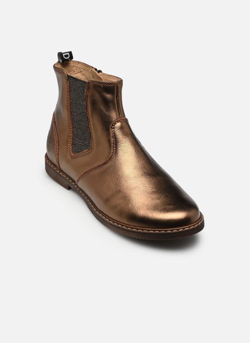 Pom d Api Stiefeletten / Ankle Boots City Jodzip mädchen gold und bronze