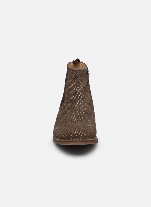 Bottines et boots Pom d Api City jodzip Vert vue portées chaussures