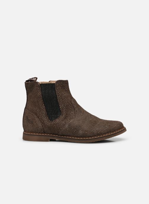 Bottines et boots Pom d Api City jodzip Vert vue derrière
