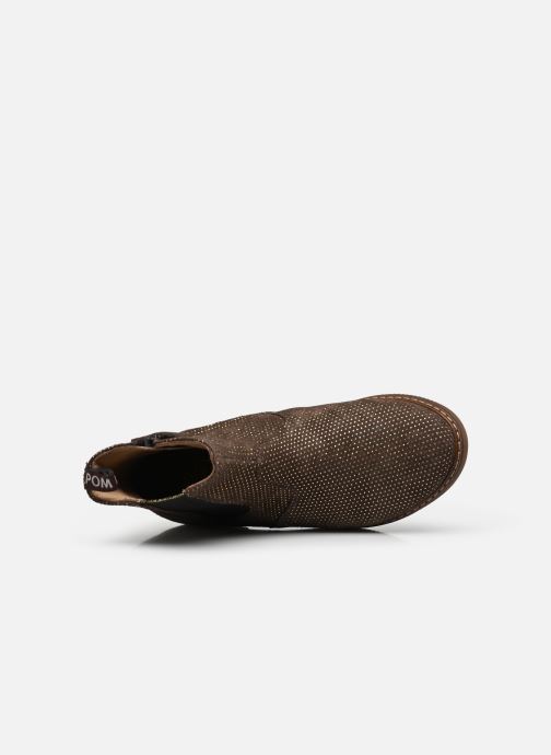 Bottines et boots Pom d Api City jodzip Vert vue gauche