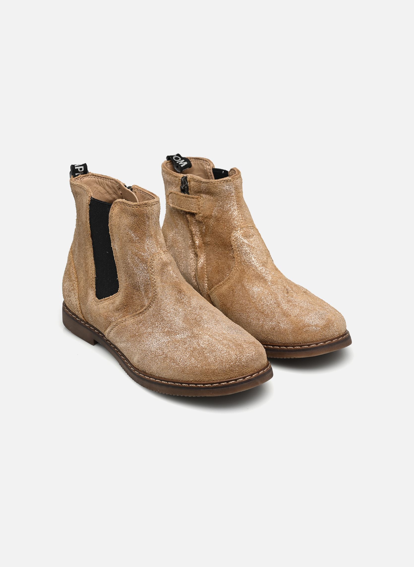 Stiefeletten / Ankle Boots City jodzip mädchen beige Pom d Api Stiefeletten / Ankle Boots City jodzip mädchen beige BISCUIT