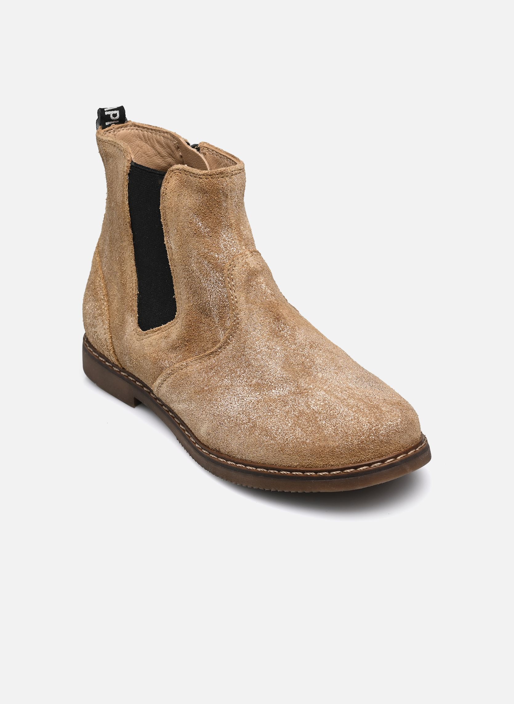 Stiefeletten / Ankle Boots City jodzip mädchen beige Pom d Api Stiefeletten / Ankle Boots City jodzip mädchen beige BISCUIT