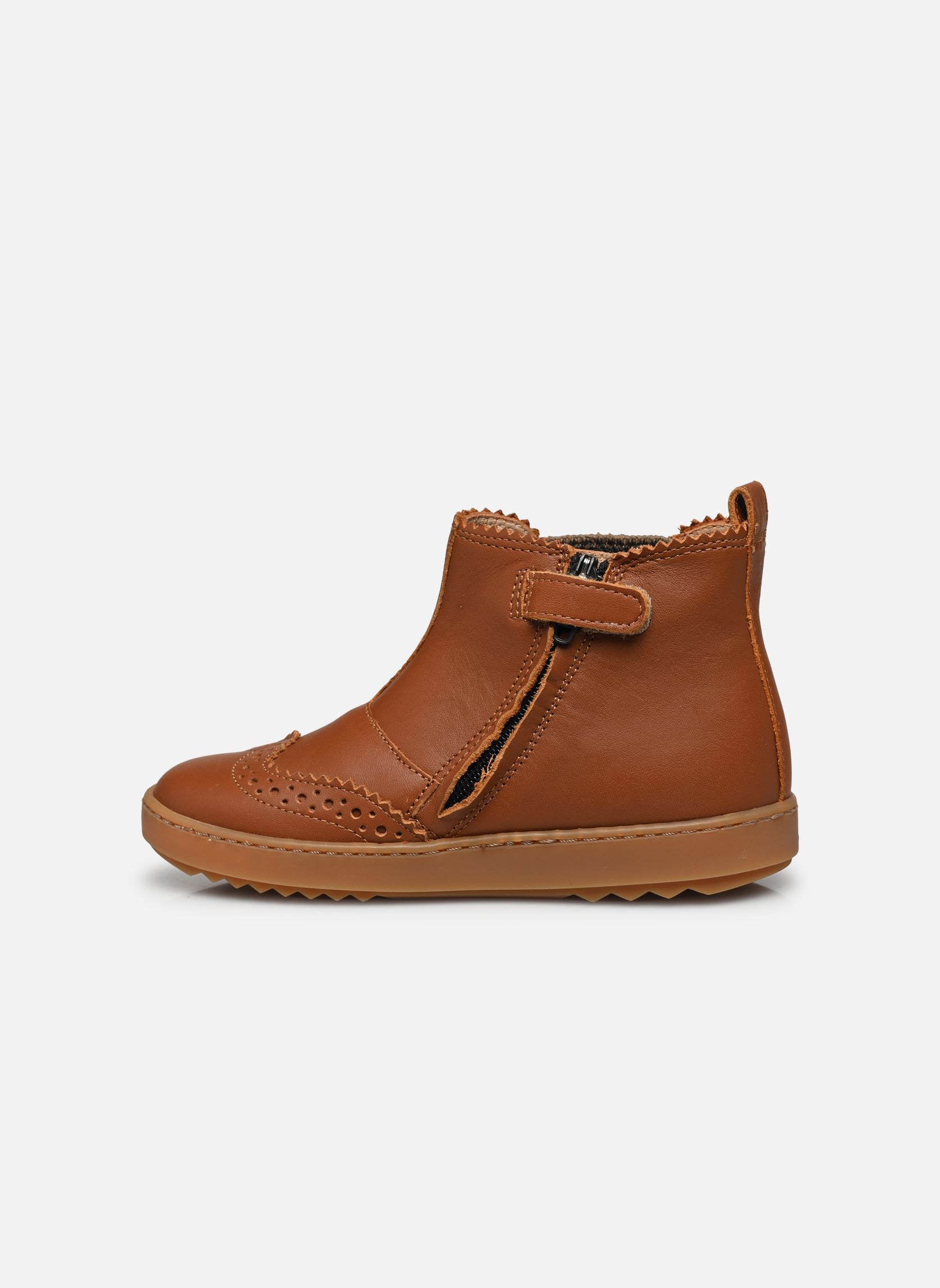 Stiefeletten / Ankle Boots Wouf jodzip jungen braun Pom d Api Stiefeletten / Ankle Boots Wouf jodzip jungen braun CAMEL