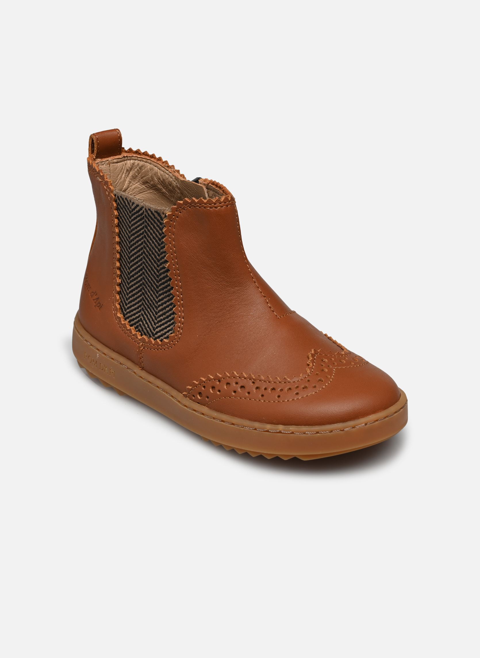 Stiefeletten / Ankle Boots Wouf jodzip jungen braun Pom d Api Stiefeletten / Ankle Boots Wouf jodzip jungen braun CAMEL