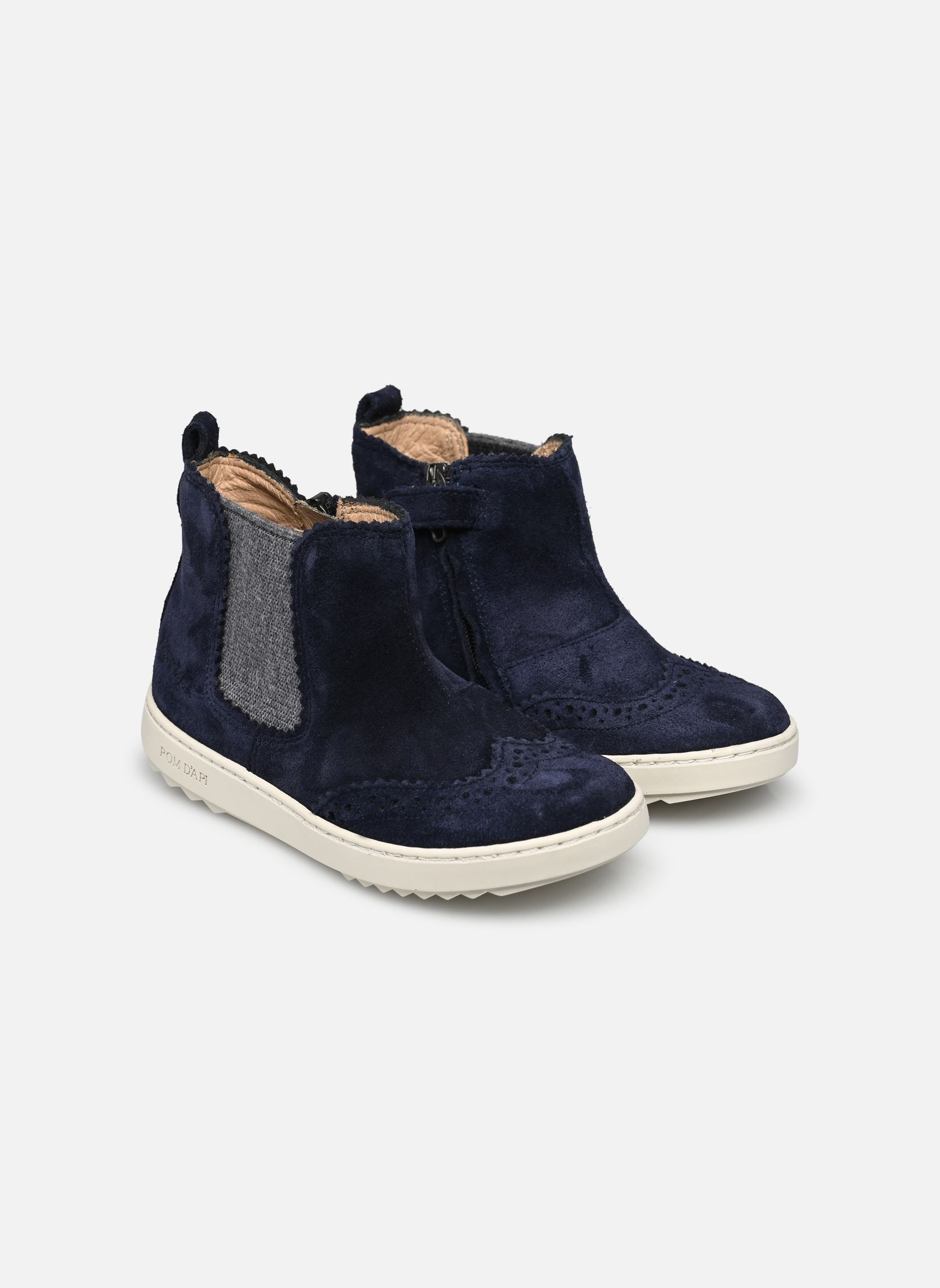 Stiefeletten / Ankle Boots Wouf jodzip jungen blau Pom d Api Stiefeletten / Ankle Boots Wouf jodzip jungen blau MARINE 2