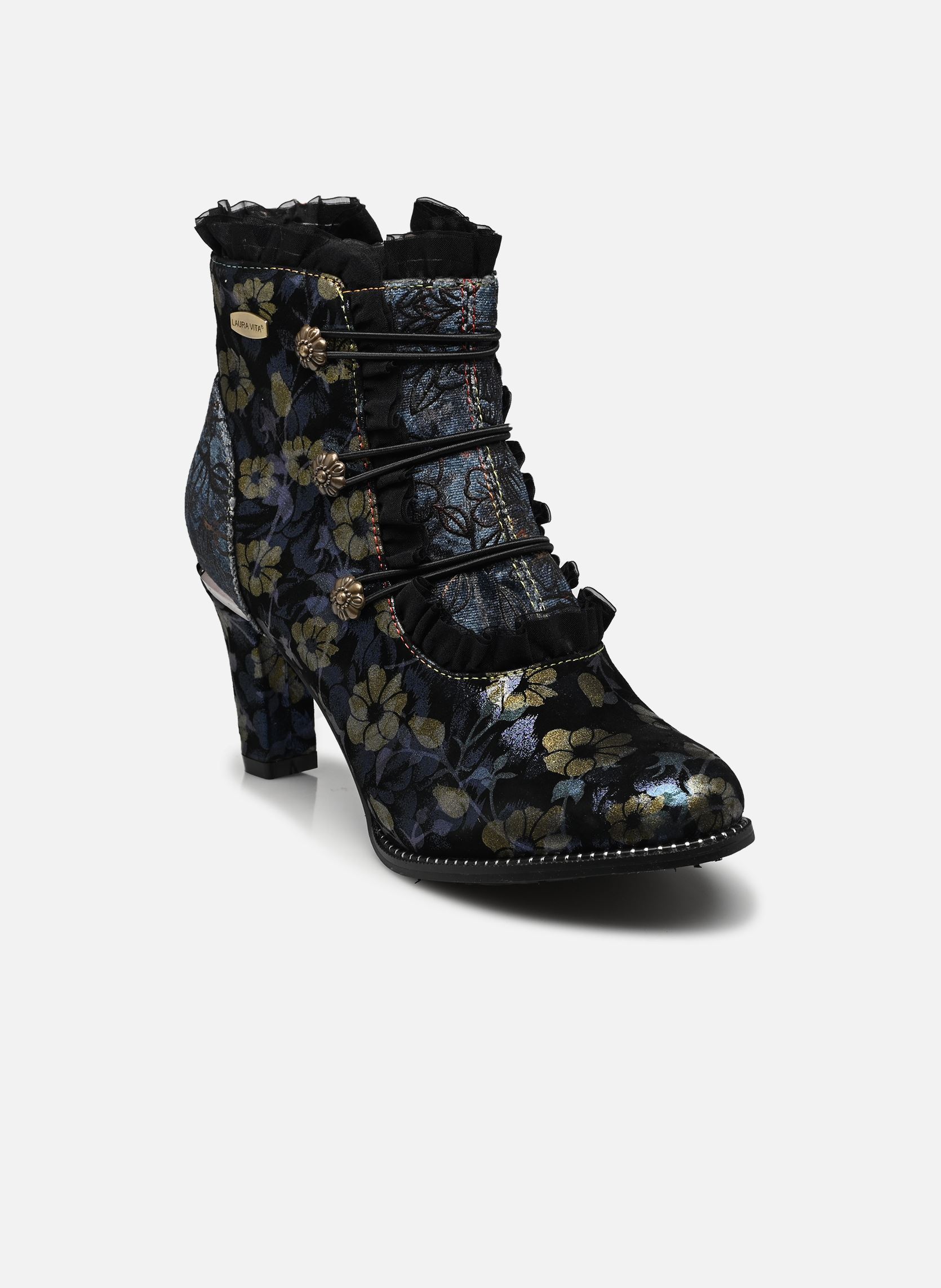 Bottines à lacets ALCBANEO 130 femme bleu Laura Vita Bottines à lacets ALCBANEO 130 femme bleu BLEU