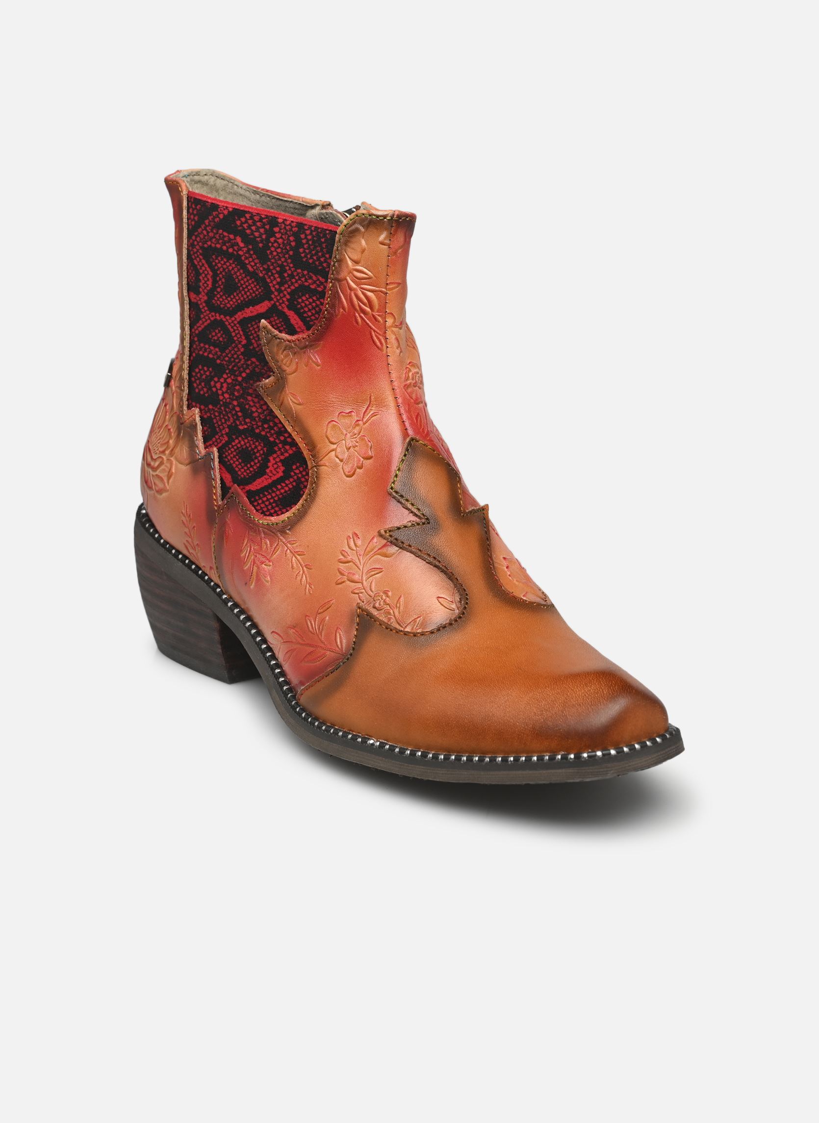 Cowboy boots ERCWINAO 03 dames bruin Laura Vita Cowboy boots ERCWINAO 03 dames bruin Camel