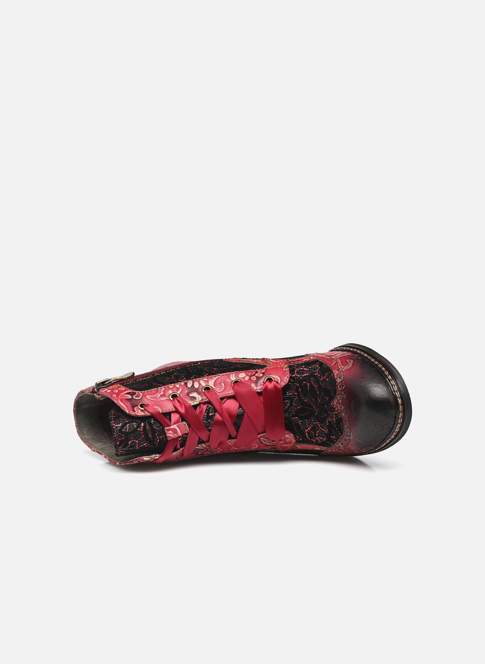 Bottines à lacets ALCIZEEO 01 femme rouge Laura Vita Bottines à lacets ALCIZEEO 01 femme rouge Cerise