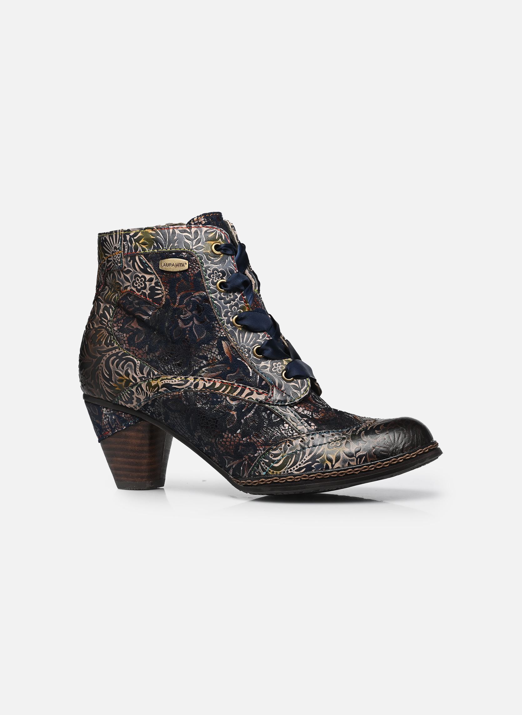 Bottines à lacets ALCIZEEO 01 femme bleu Laura Vita Bottines à lacets ALCIZEEO 01 femme bleu BLEU